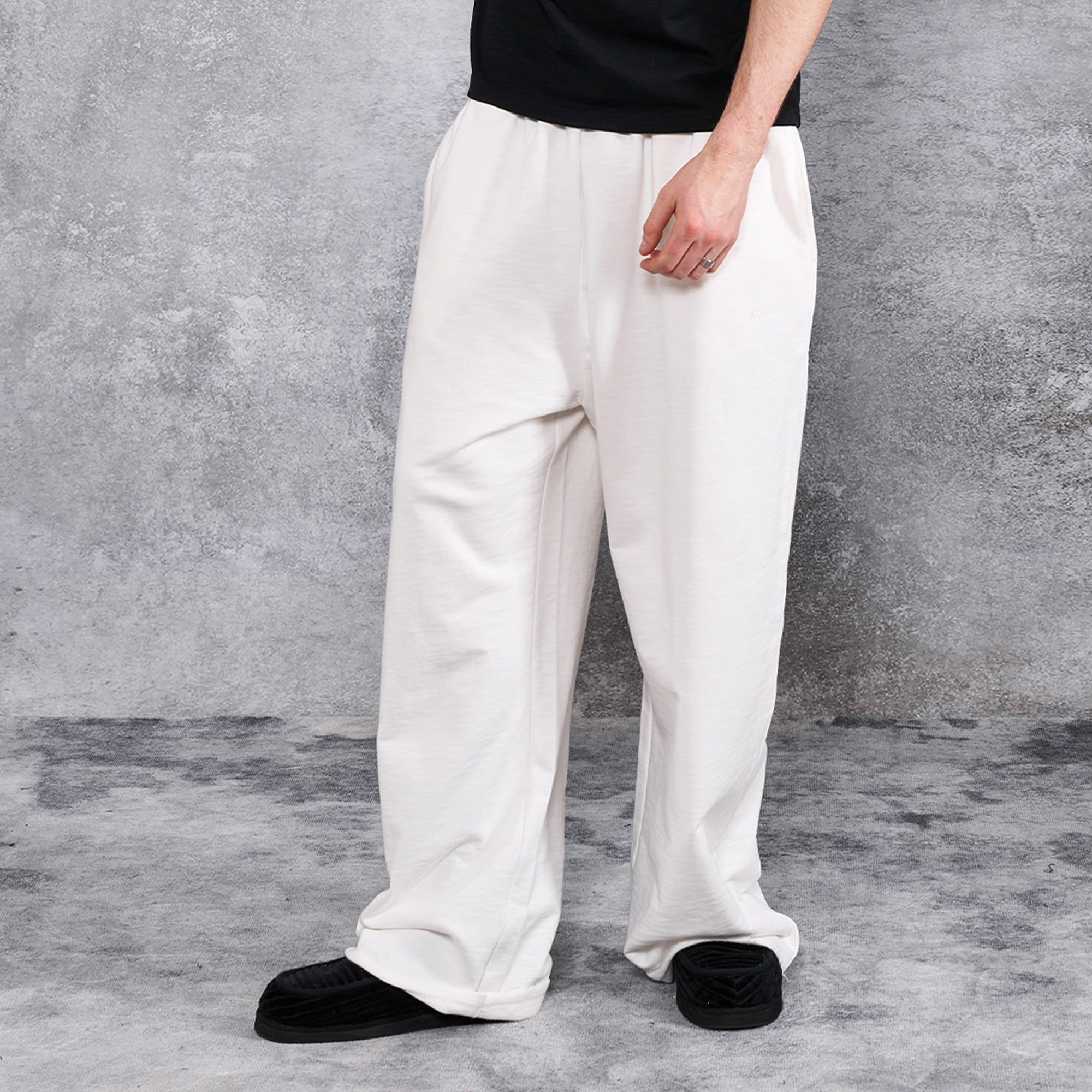 PMW Terry Wide-Leg Straight Sweatpants, premium urban and streetwear designers apparel on PROJECTISR.com, PMW