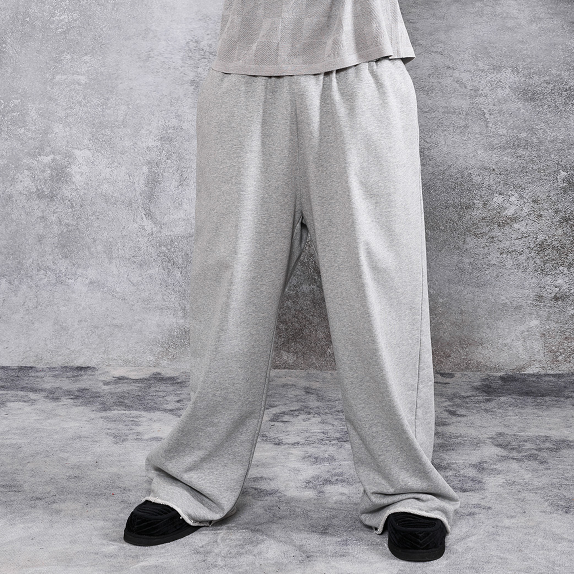 PMW Terry Wide-Leg Straight Sweatpants, premium urban and streetwear designers apparel on PROJECTISR.com, PMW