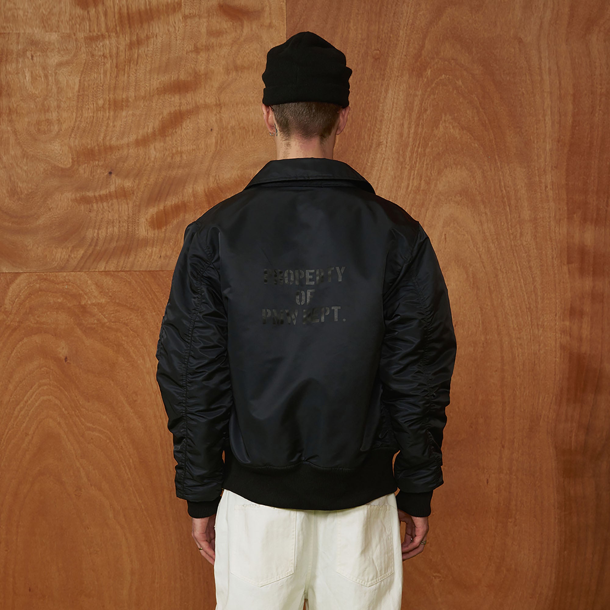 PMW Classic Ruched Insulated Bomber Jacket, premium urban and streetwear designers apparel on PROJECTISR.com, PMW