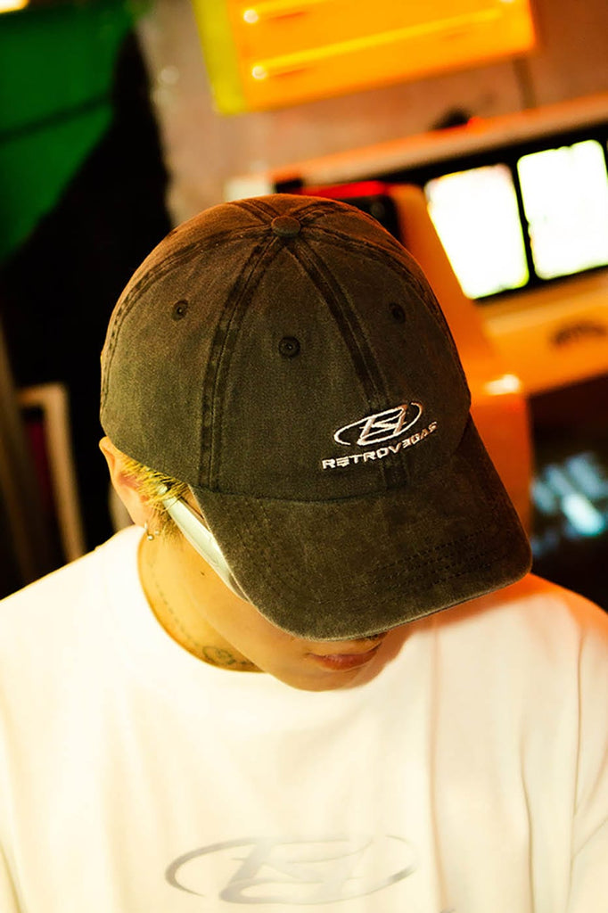 RTVG Distressed Embroidered-Logo Cap, premium urban and streetwear designers apparel on PROJECTISR.com, RTVG
