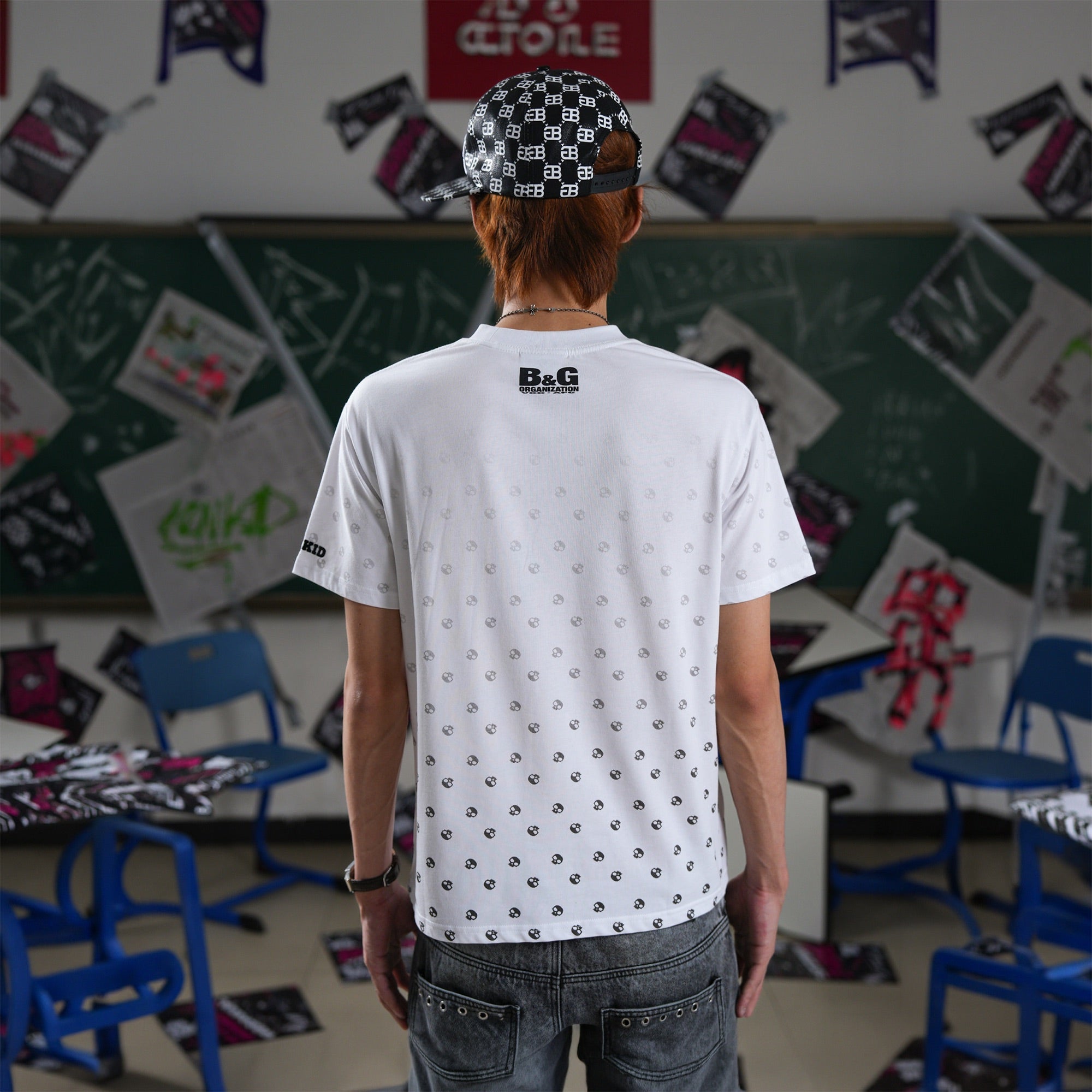 VINKID Leopard LOGO Graphic Tee