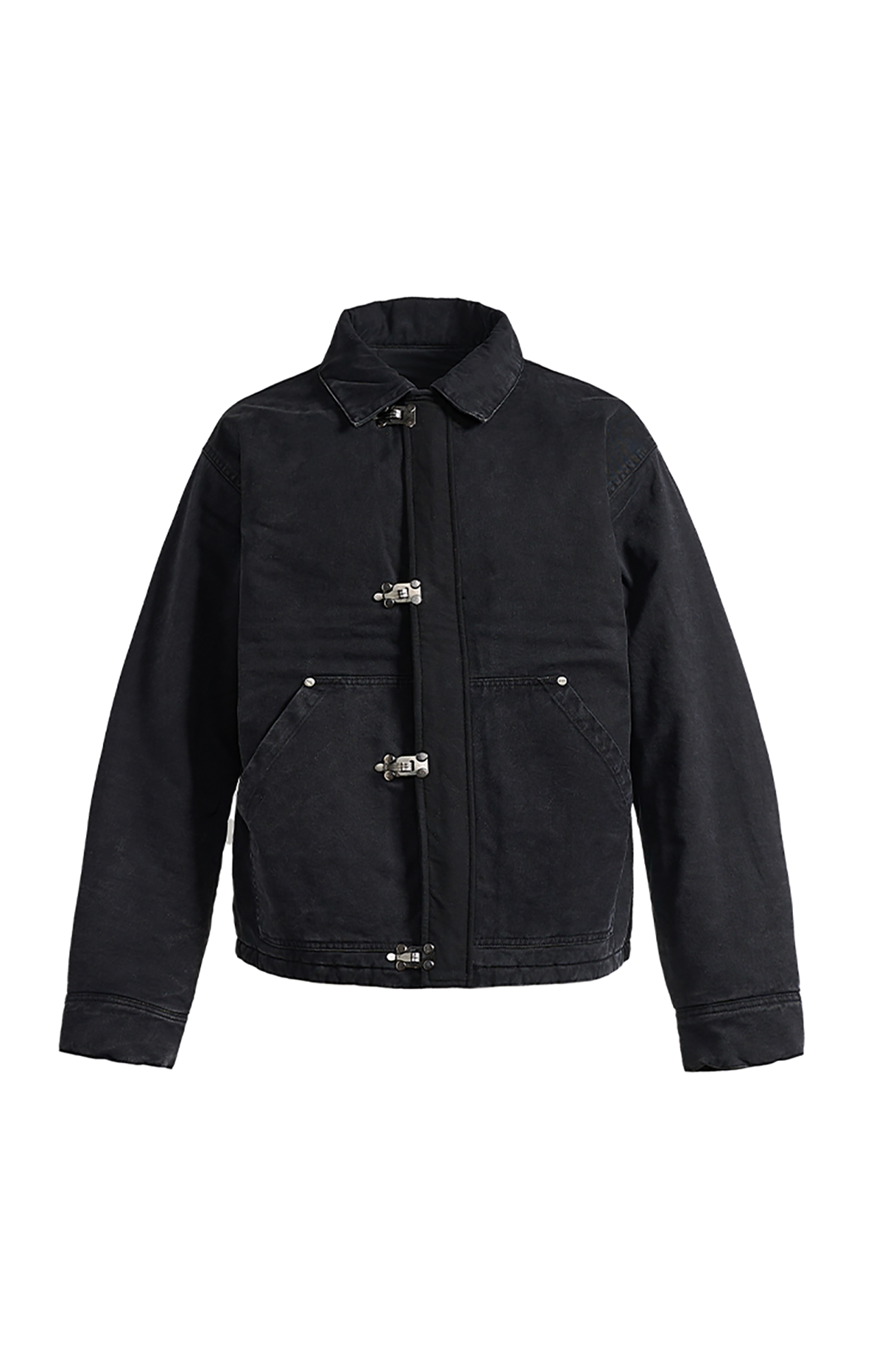 PMW Washed Cotton Buckle-Front Jacket, premium urban and streetwear designers apparel on PROJECTISR.com, PMW