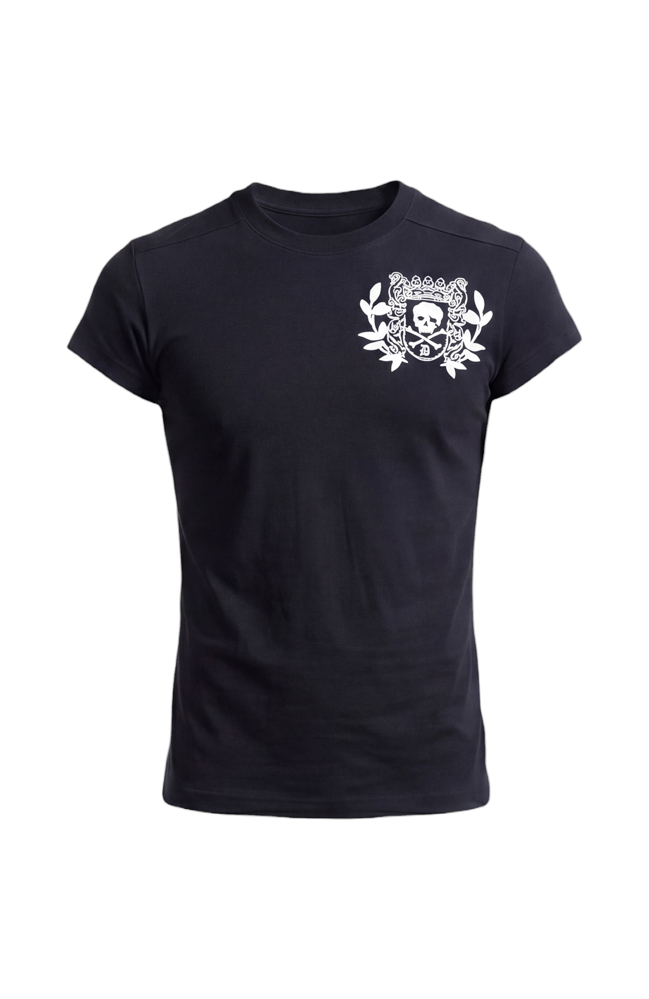DND4DES Gothic Skull Crest T-Shirt, premium urban and streetwear designers apparel on PROJECTISR.com, DND4DES