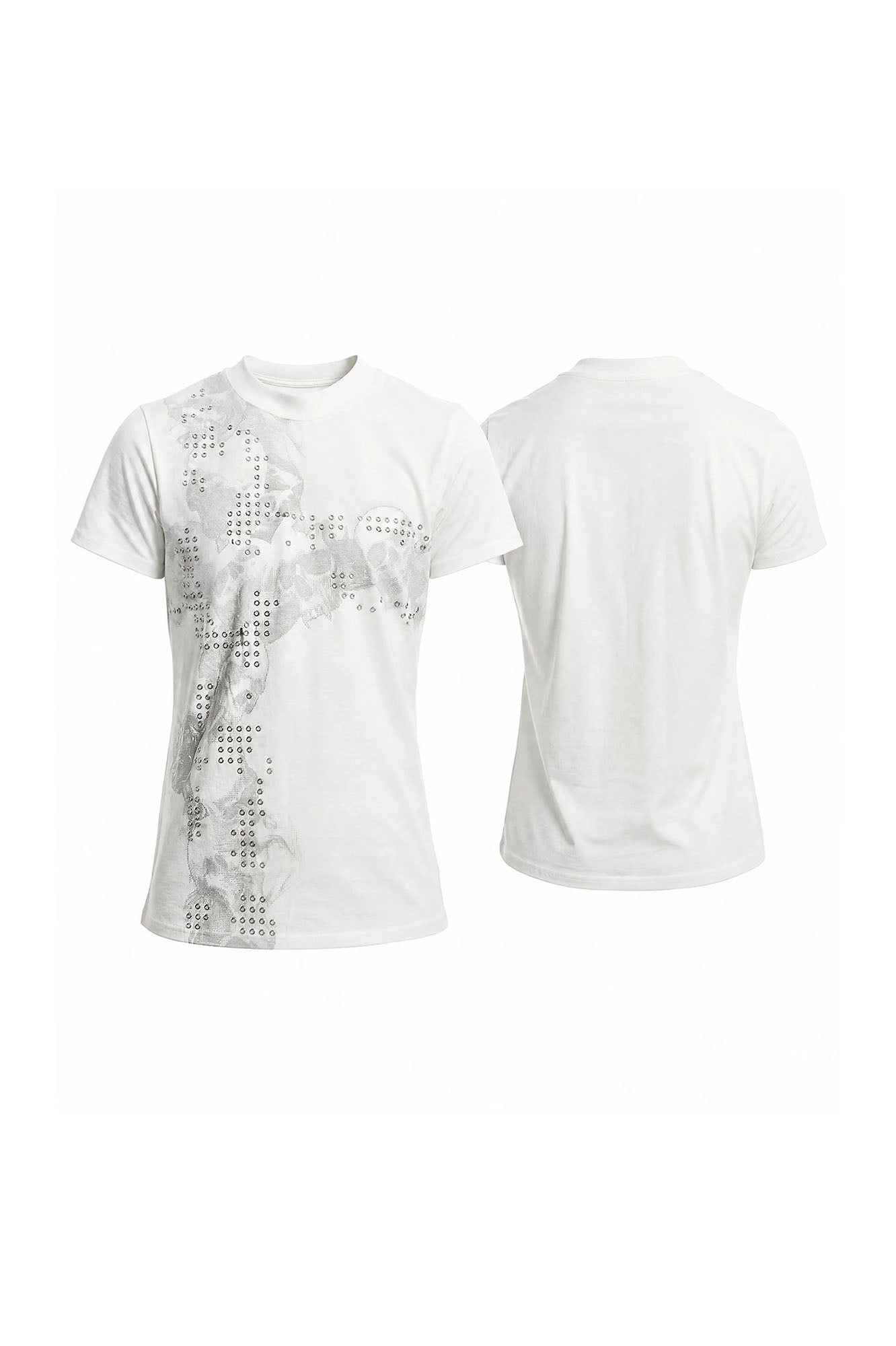 DND4DES Rivet Cross Graphic T-Shirt