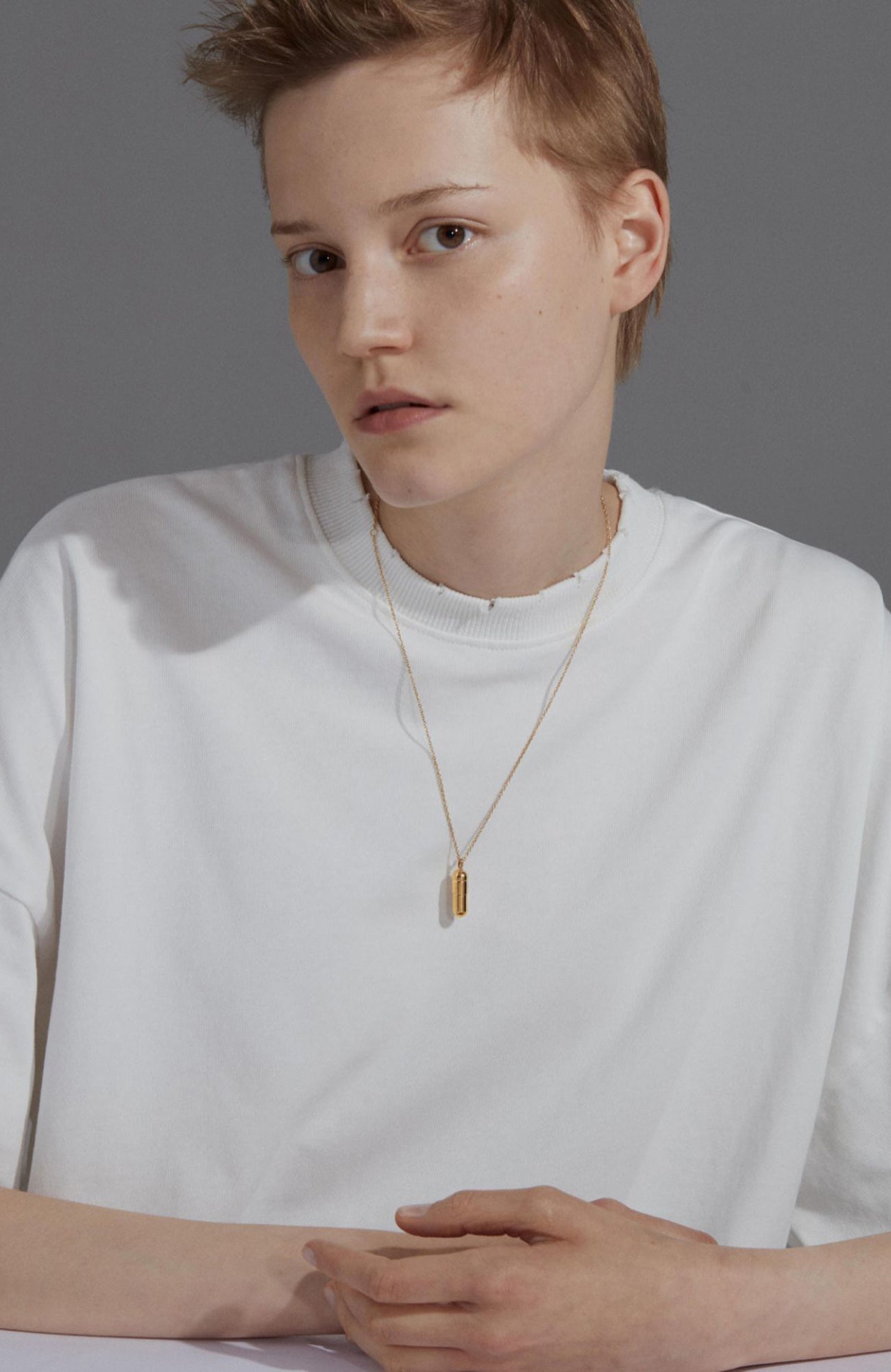YURITAN Capsule Pendant Necklace