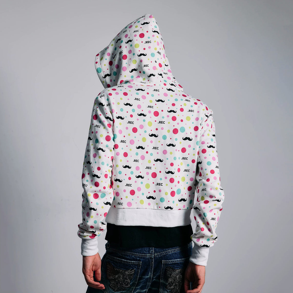PAIKI Full-Print Zip-Up Hoodie