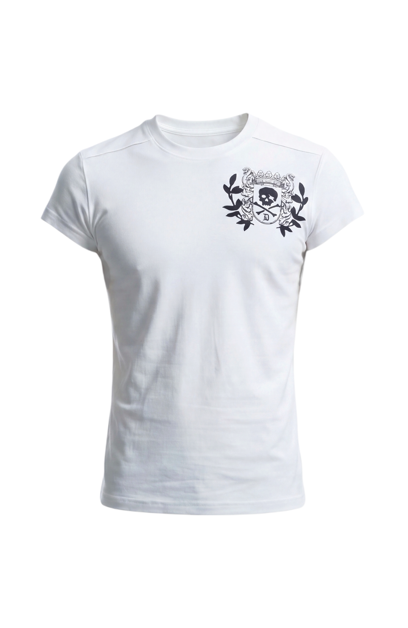 DND4DES Gothic Skull Crest T-Shirt, premium urban and streetwear designers apparel on PROJECTISR.com, DND4DES
