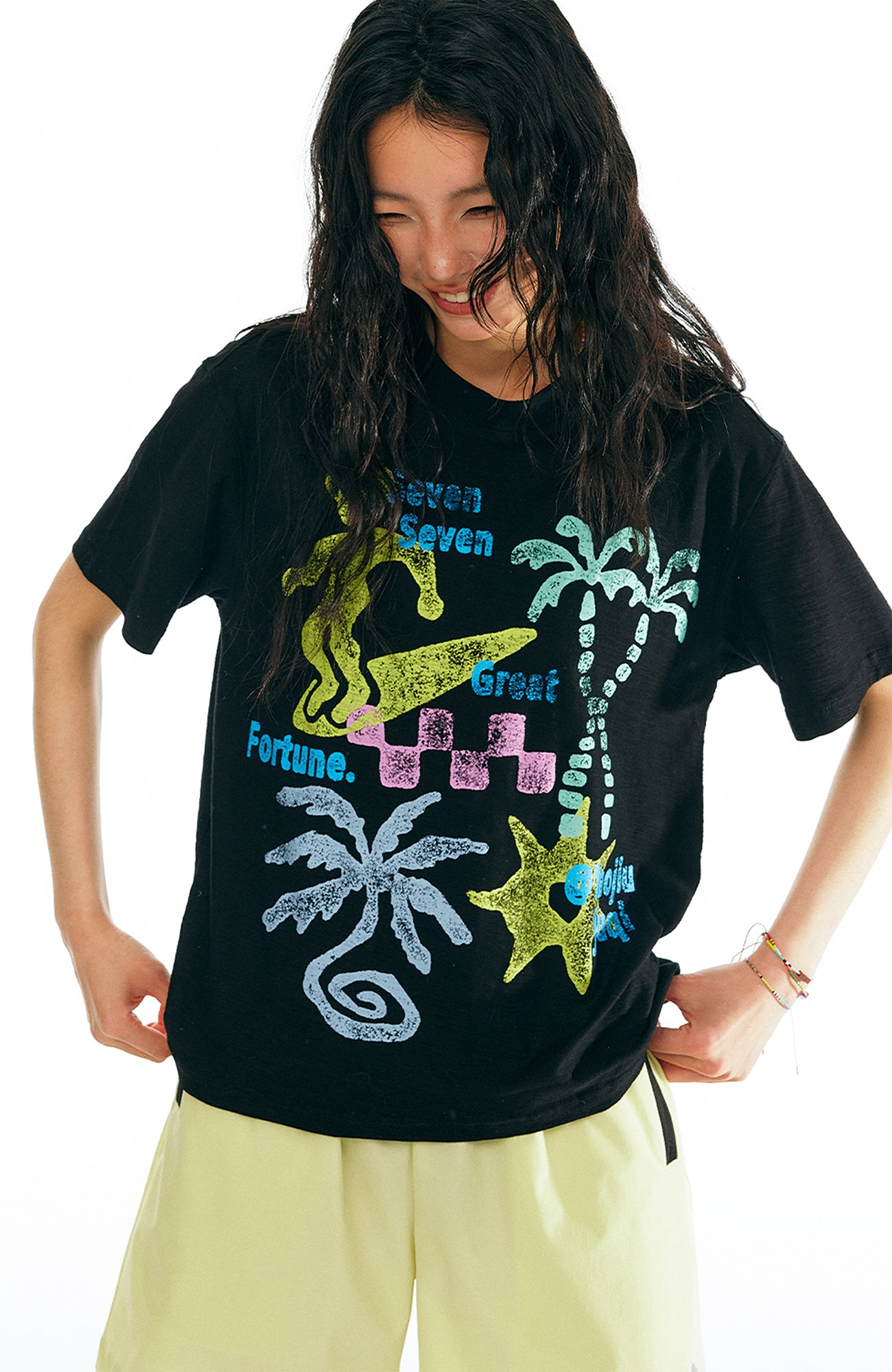1997 POSTOFFICE Tropical Graphic T-Shirt, premium urban and streetwear designers apparel on PROJECTISR.com, 1997 POSTOFFICE