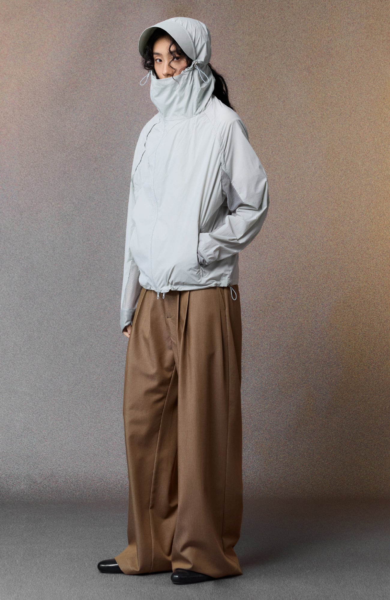 ALVNG AR ANTS Multi-Pleat Straight-Leg Trousers, premium urban and streetwear designers apparel on PROJECTISR.com, ALVNG AR ANTS