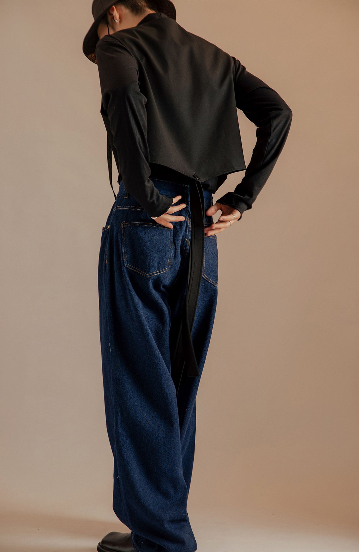 SAMMOKONPA Retro Wide-Leg Jeans
