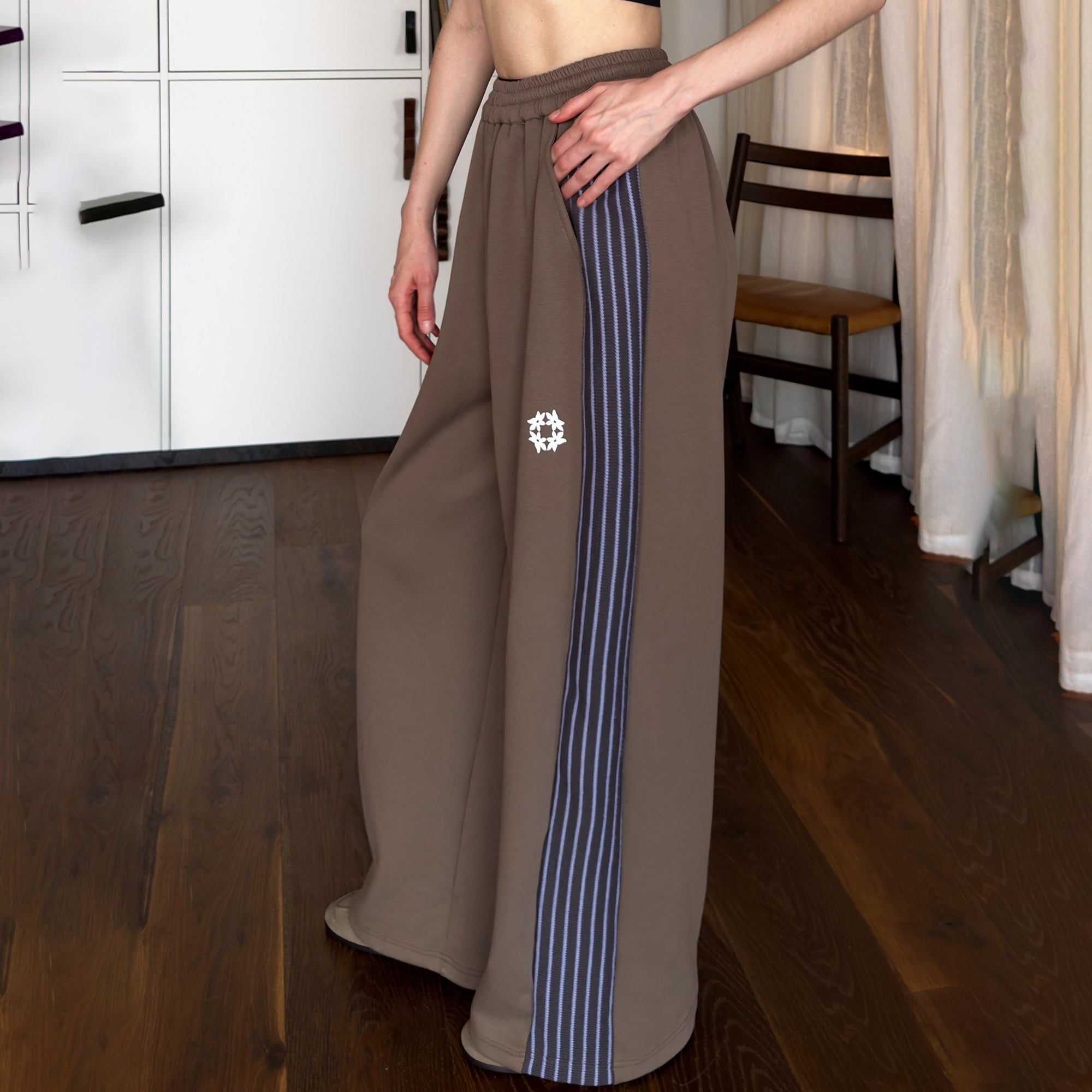 MIICHOUS Contrast Stripes Panel Pants, premium urban and streetwear designers apparel on PROJECTISR.com, MIICHOUS