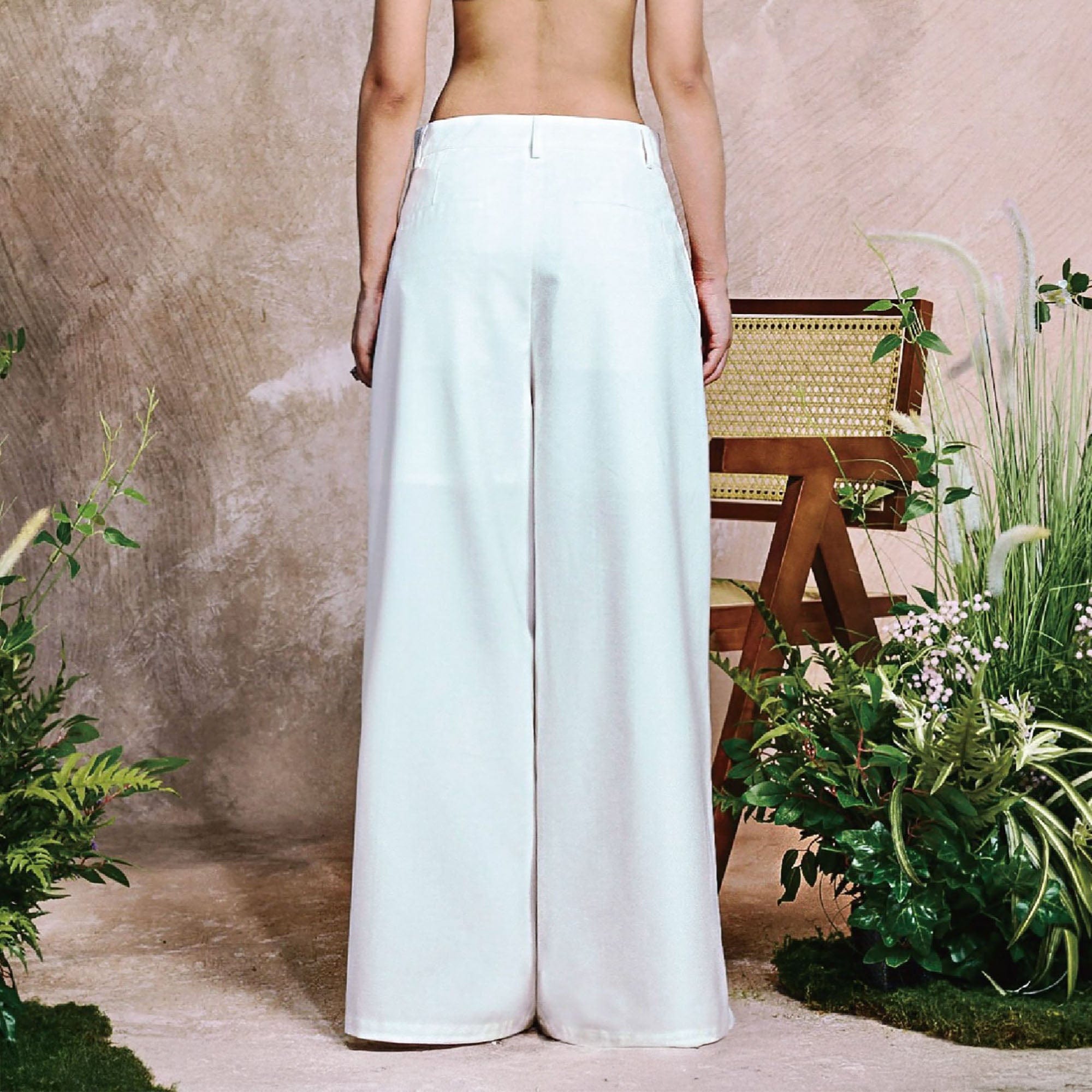 OIPWORD Middle-Pleated Oversized Trousers, premium urban and streetwear designers apparel on PROJECTISR.com, OIPWORD