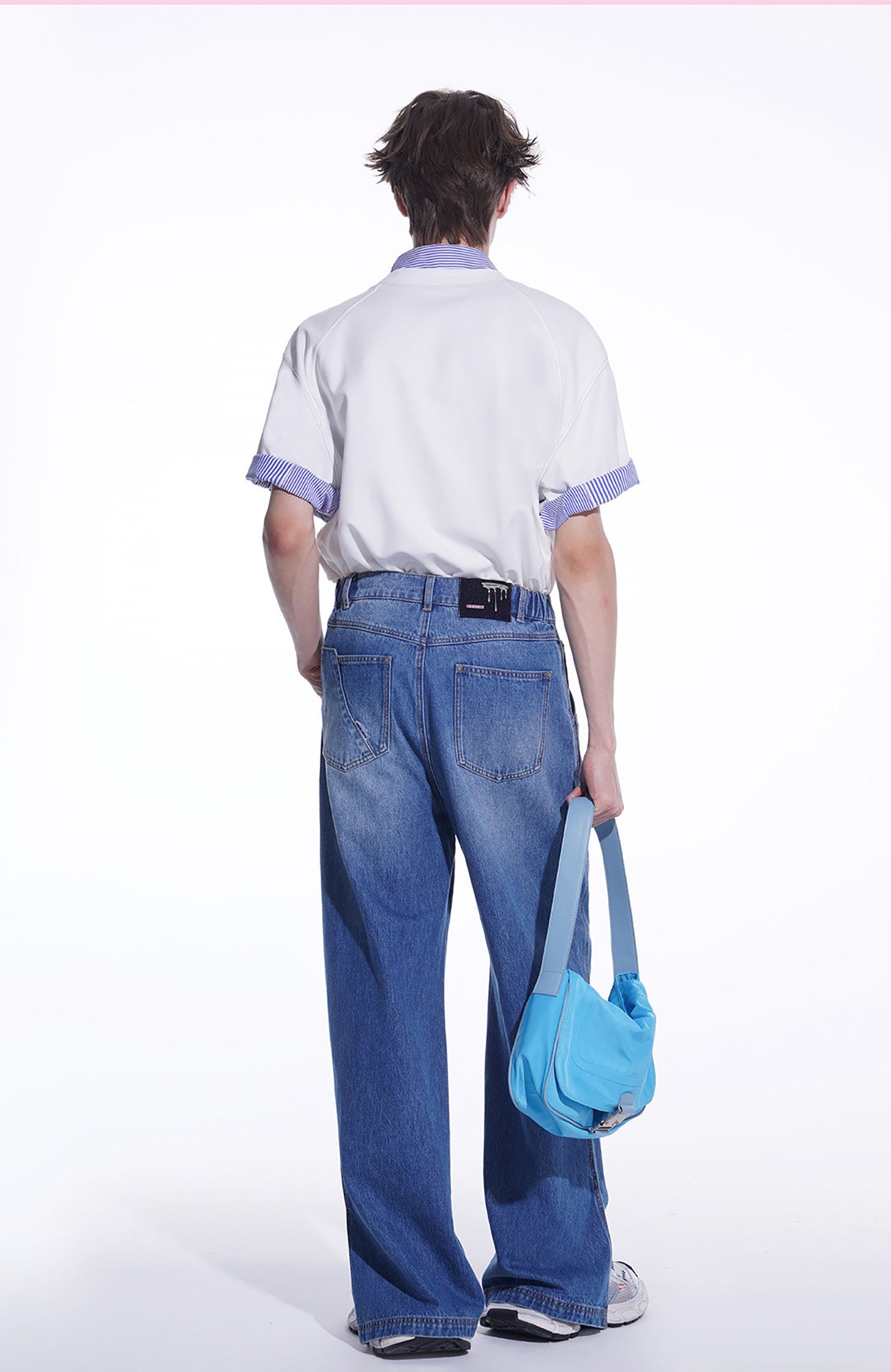 TIWILLTANG Side-Cut Oversized Jeans