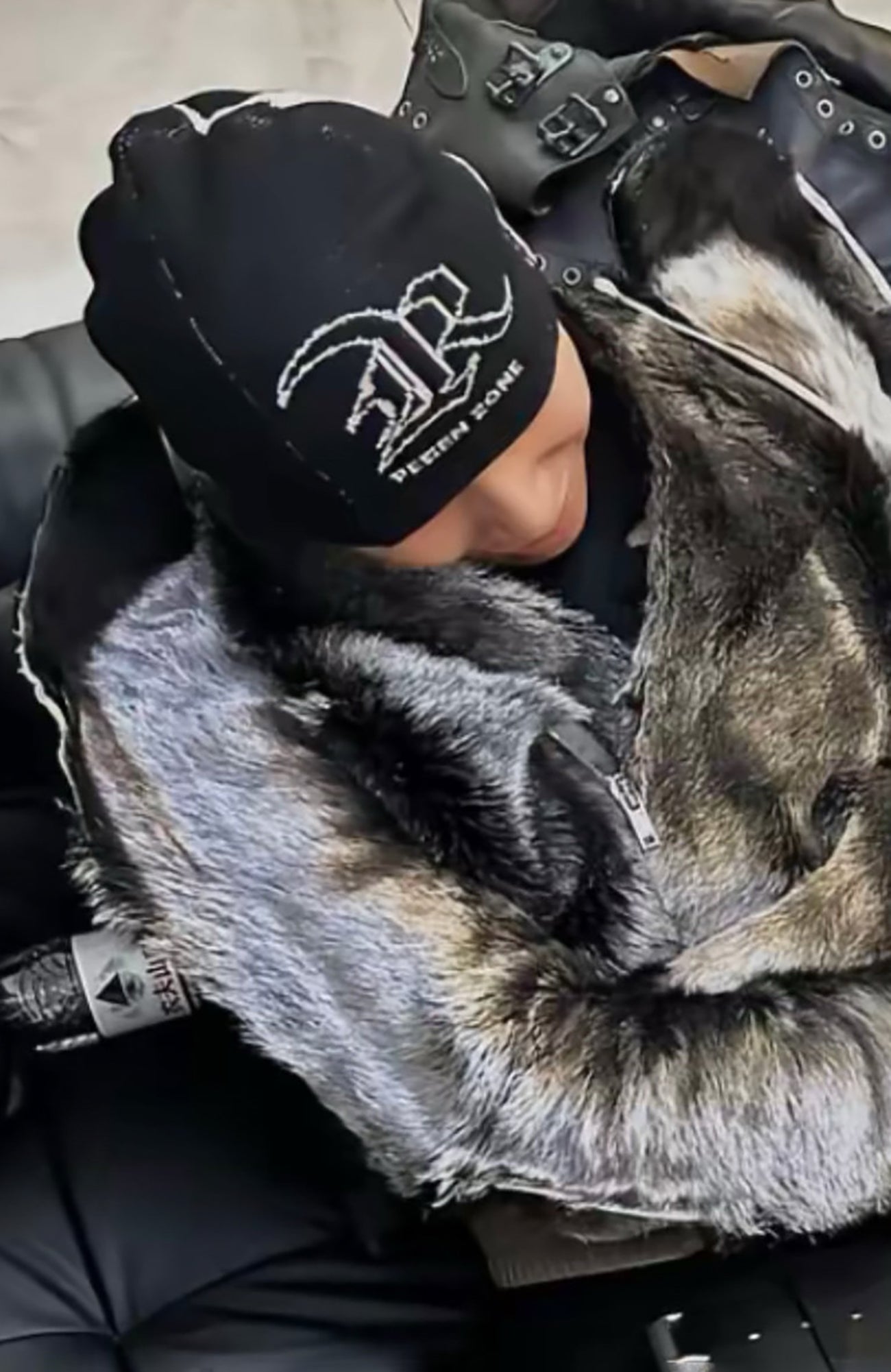 REGEN ZONE Goat Jacquard Slim Knit Beanie