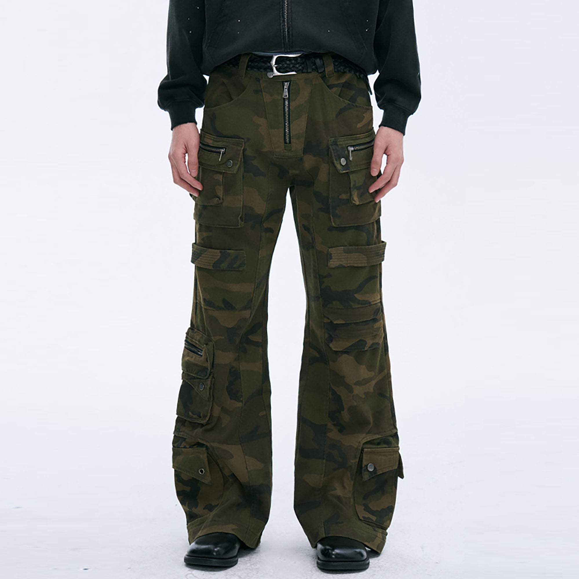 CATSSTAC Multi-Pocket Camo Cargo Pants, premium urban and streetwear designers apparel on PROJECTISR.com, CATSSTAC