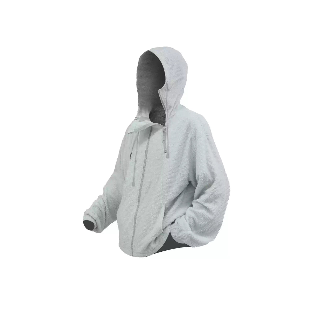 RELABEL Deconstructed Spliced Fleece-Lined Hooded Jacket, premium urban and streetwear designers apparel on PROJECTISR.com, RELABEL