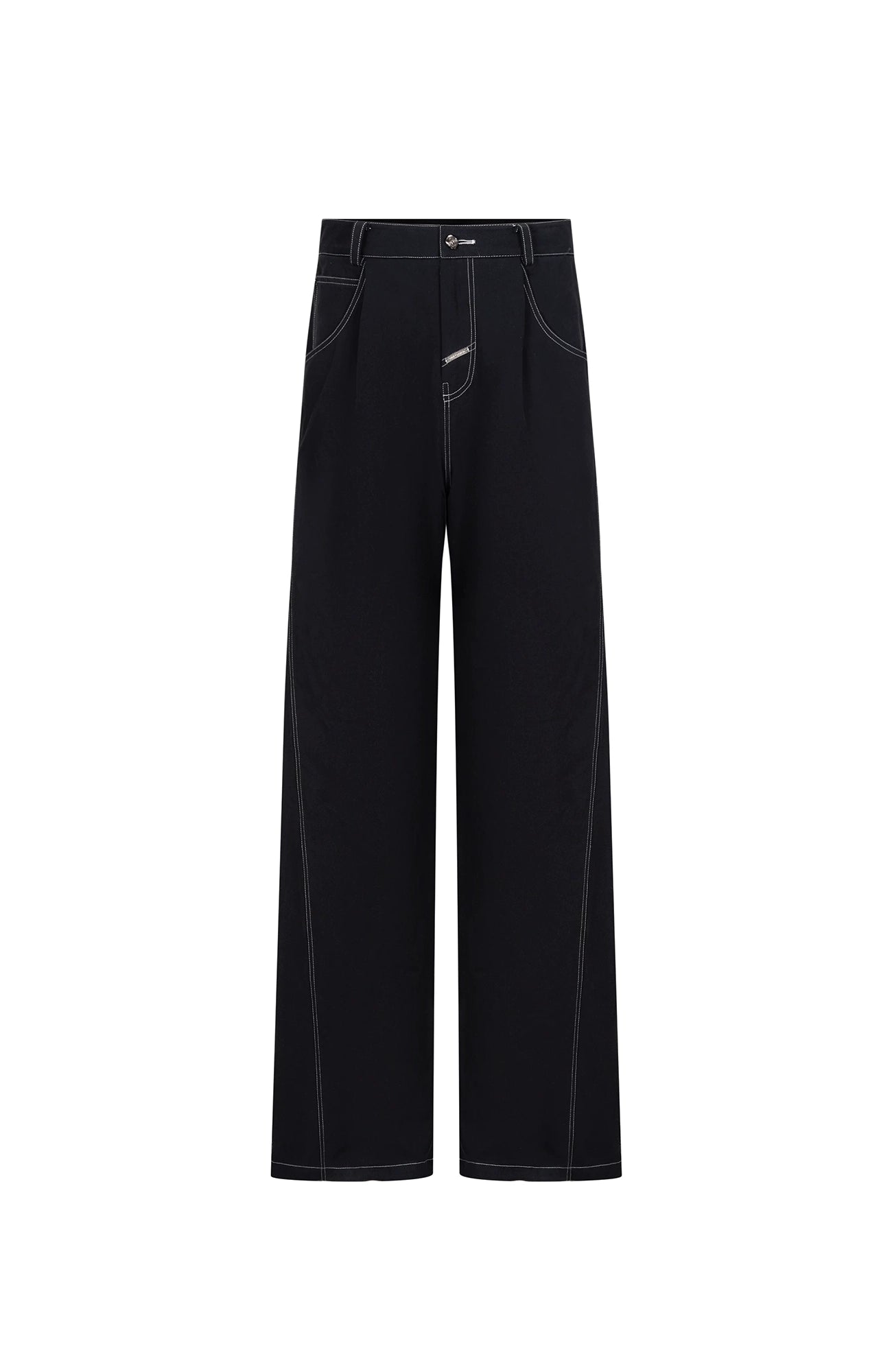 TIWILLTANG Retro Stitched Paneled Oversized Pants