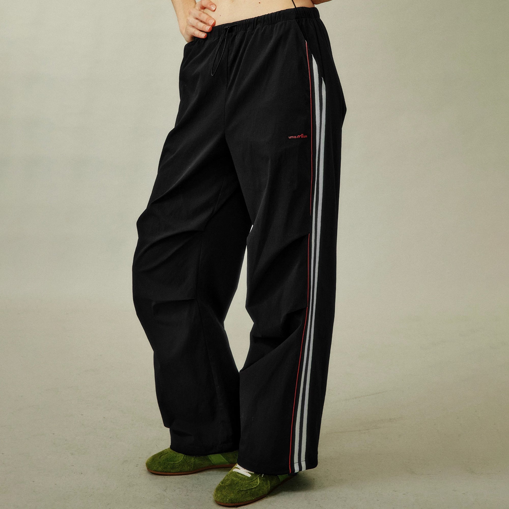 UMAMIISM Striped Quick-Dry Track Pants, premium urban and streetwear designers apparel on PROJECTISR.com, UMAMIISM