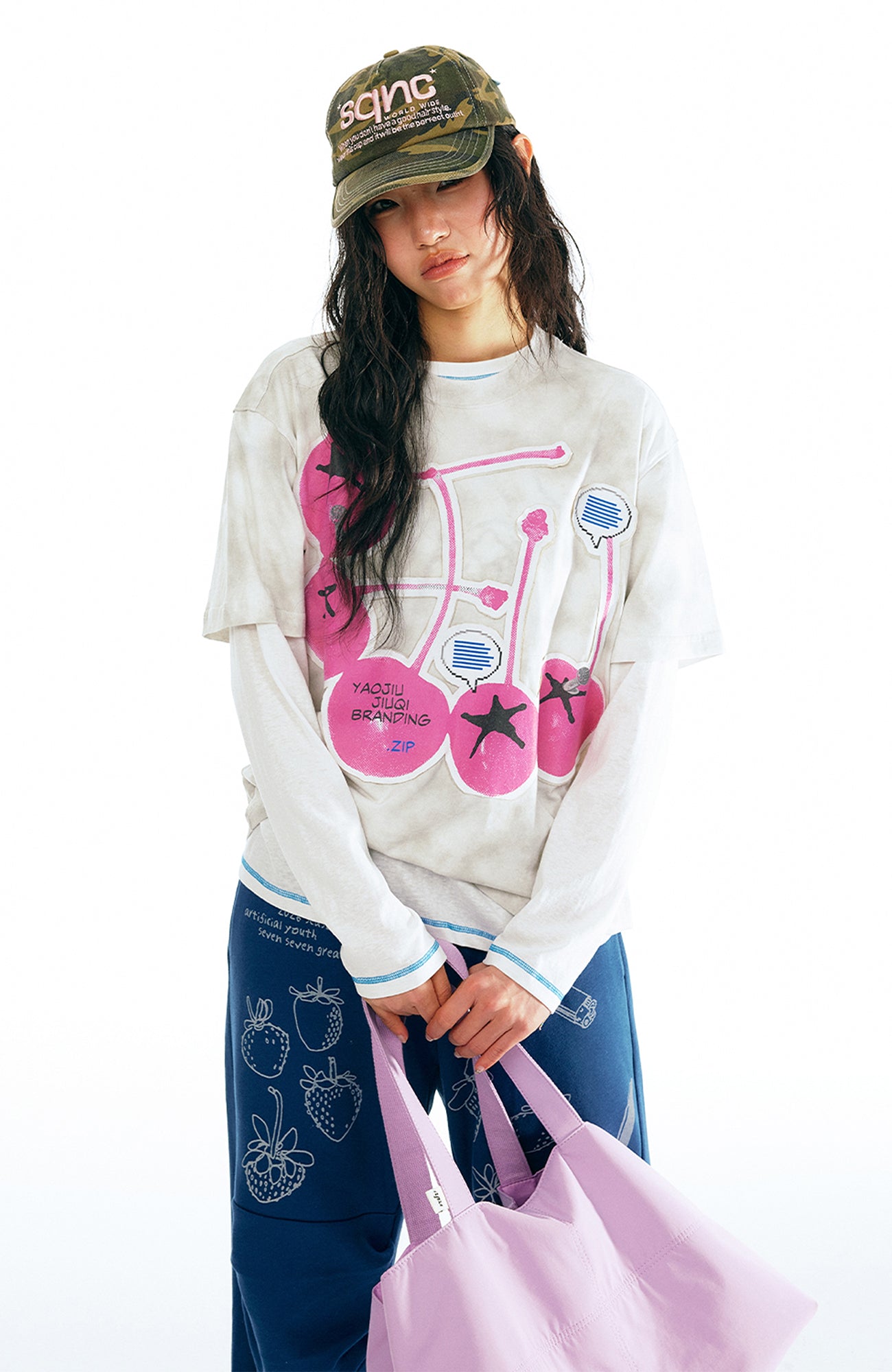 1997 POSTOFFICE Cherry Graphic Tee, premium urban and streetwear designers apparel on PROJECTISR.com, 1997 POSTOFFICE