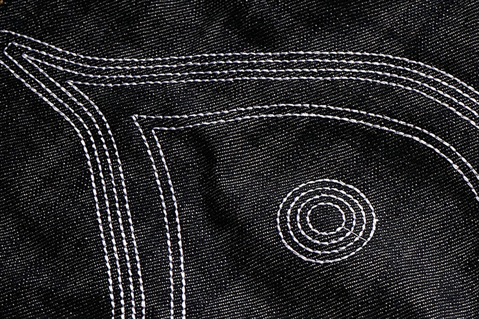 VINKID Embroidered Dove Stitched Selvedge Jeans, premium urban and streetwear designers apparel on PROJECTISR.com, VINKID