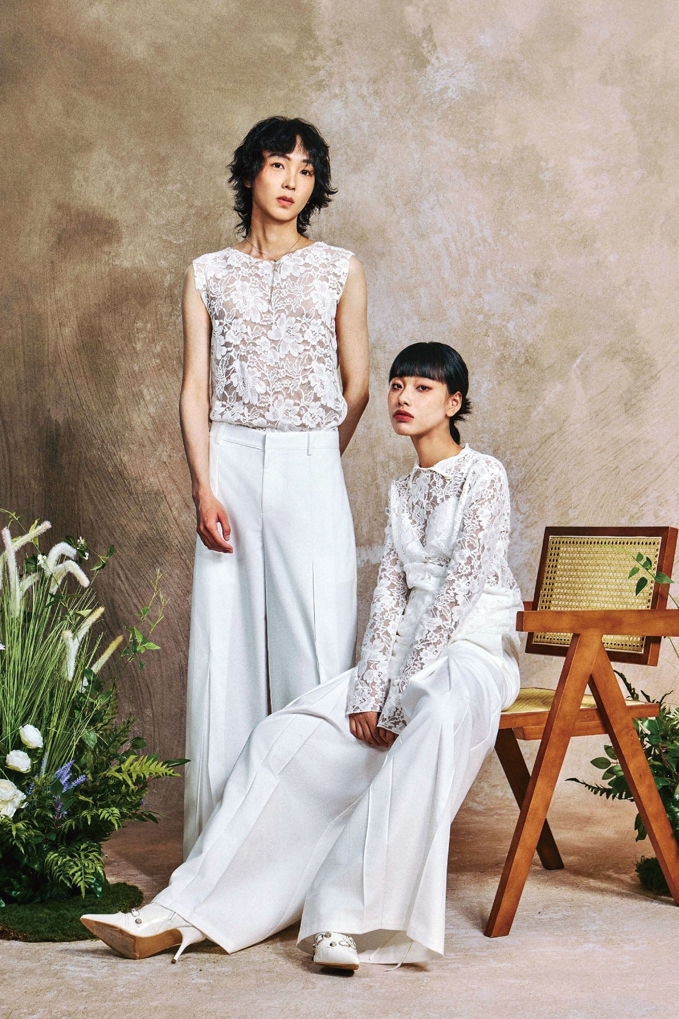 OIPWORD Middle-Pleated Oversized Trousers, premium urban and streetwear designers apparel on PROJECTISR.com, OIPWORD