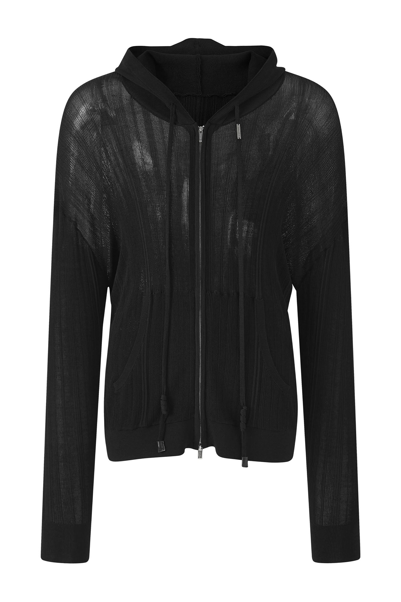TIWILLTANG Sheer Knit Zip-Up Hoodie, premium urban and streetwear designers apparel on PROJECTISR.com, TIWILLTANG