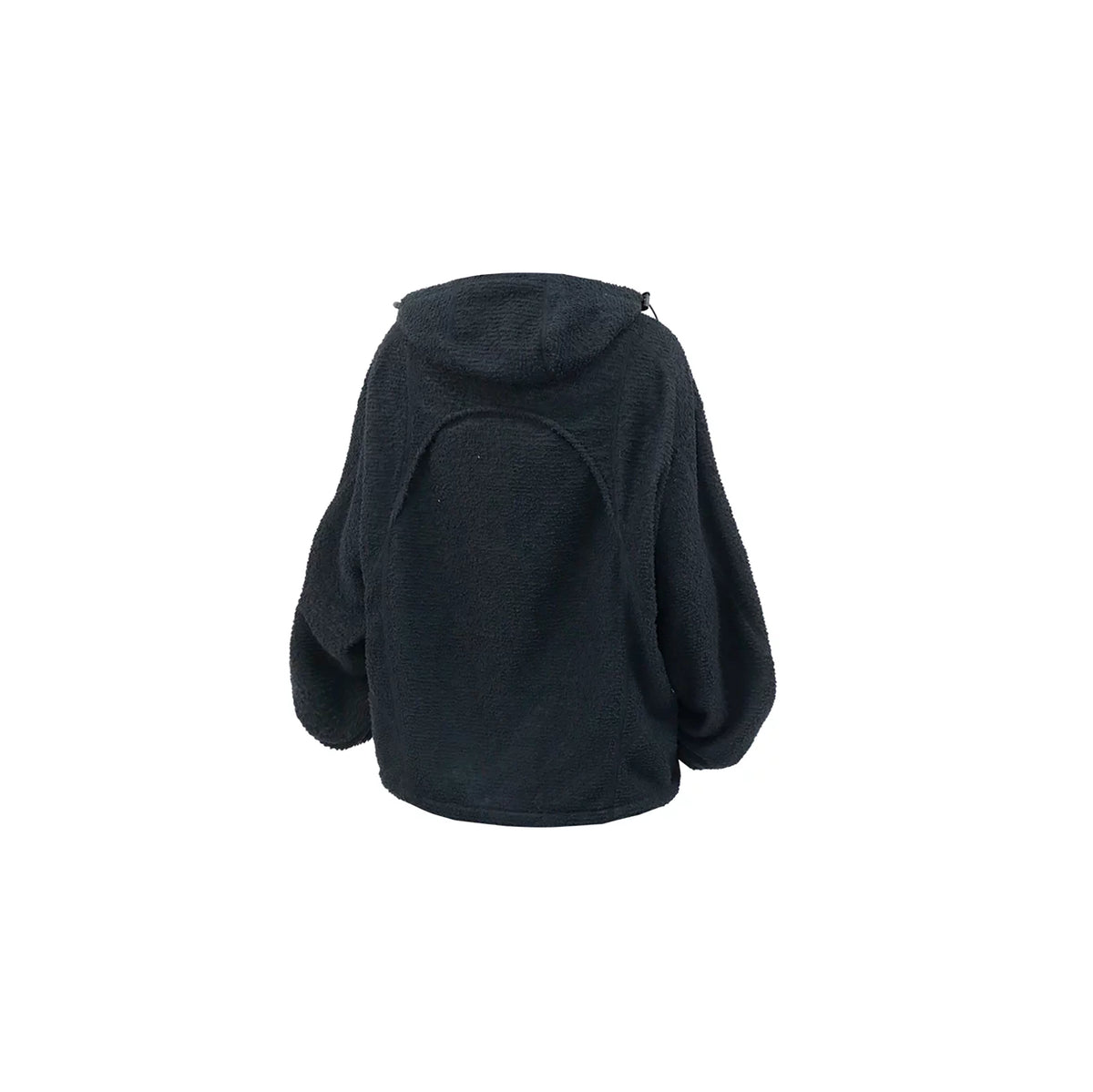 RELABEL Deconstructed Spliced Fleece-Lined Hooded Jacket, premium urban and streetwear designers apparel on PROJECTISR.com, RELABEL