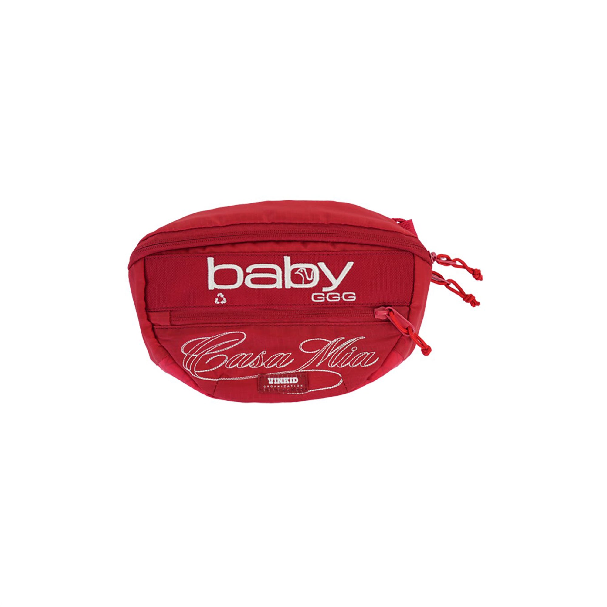 VINKID Script LOGO Waist Bag