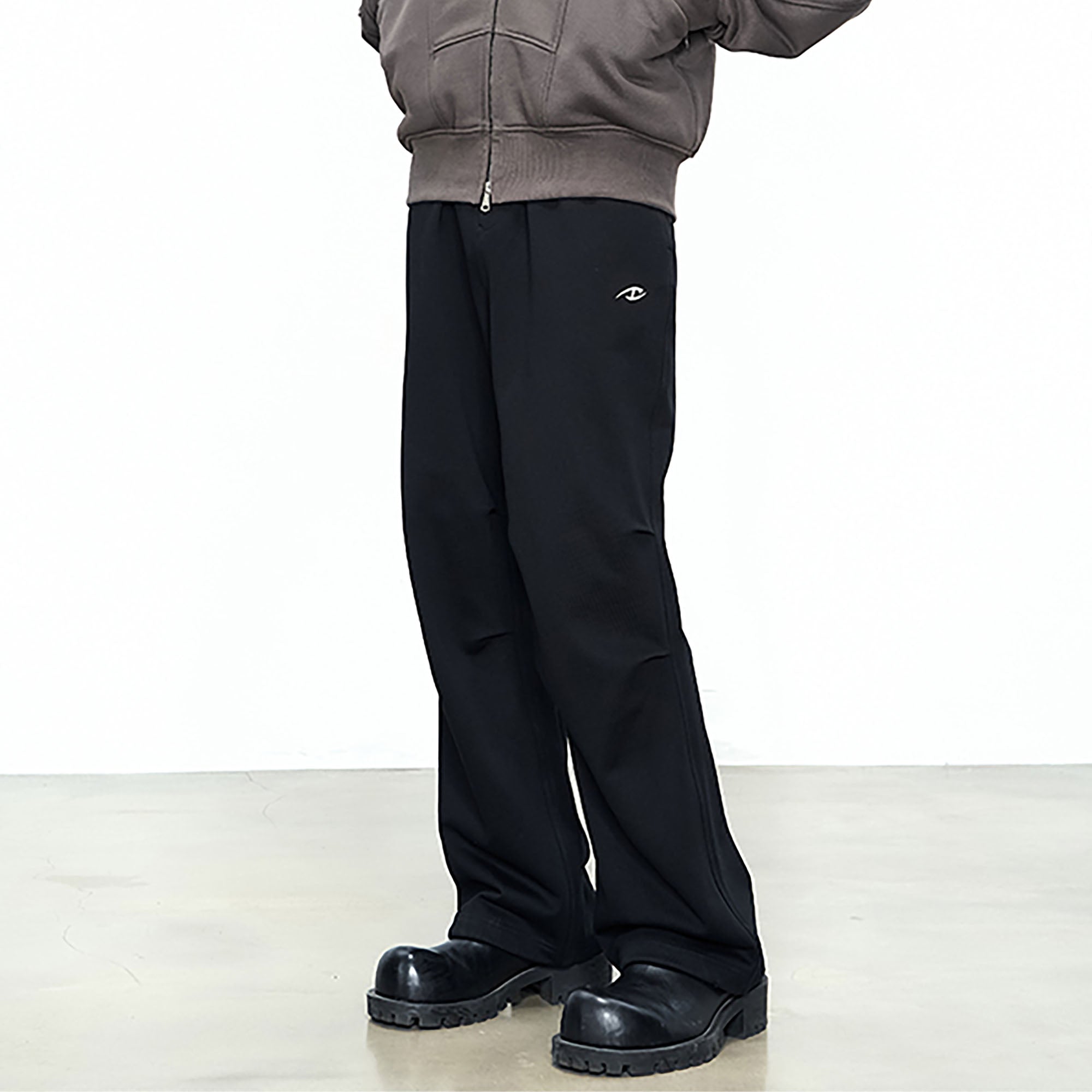 CATSSTAC Essential Pleated-Knee Drawstring Sweatpants, premium urban and streetwear designers apparel on PROJECTISR.com, CATSSTAC