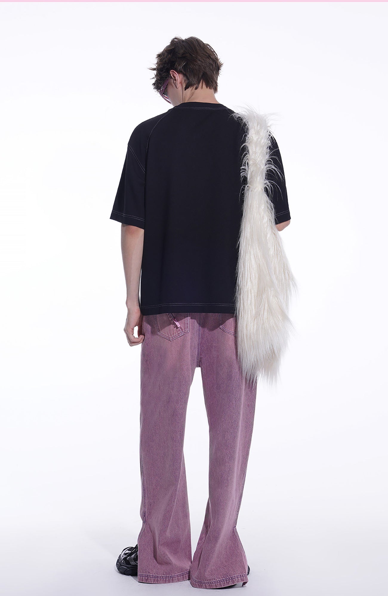 TIWILLTANG Side-Cut Oversized Jeans