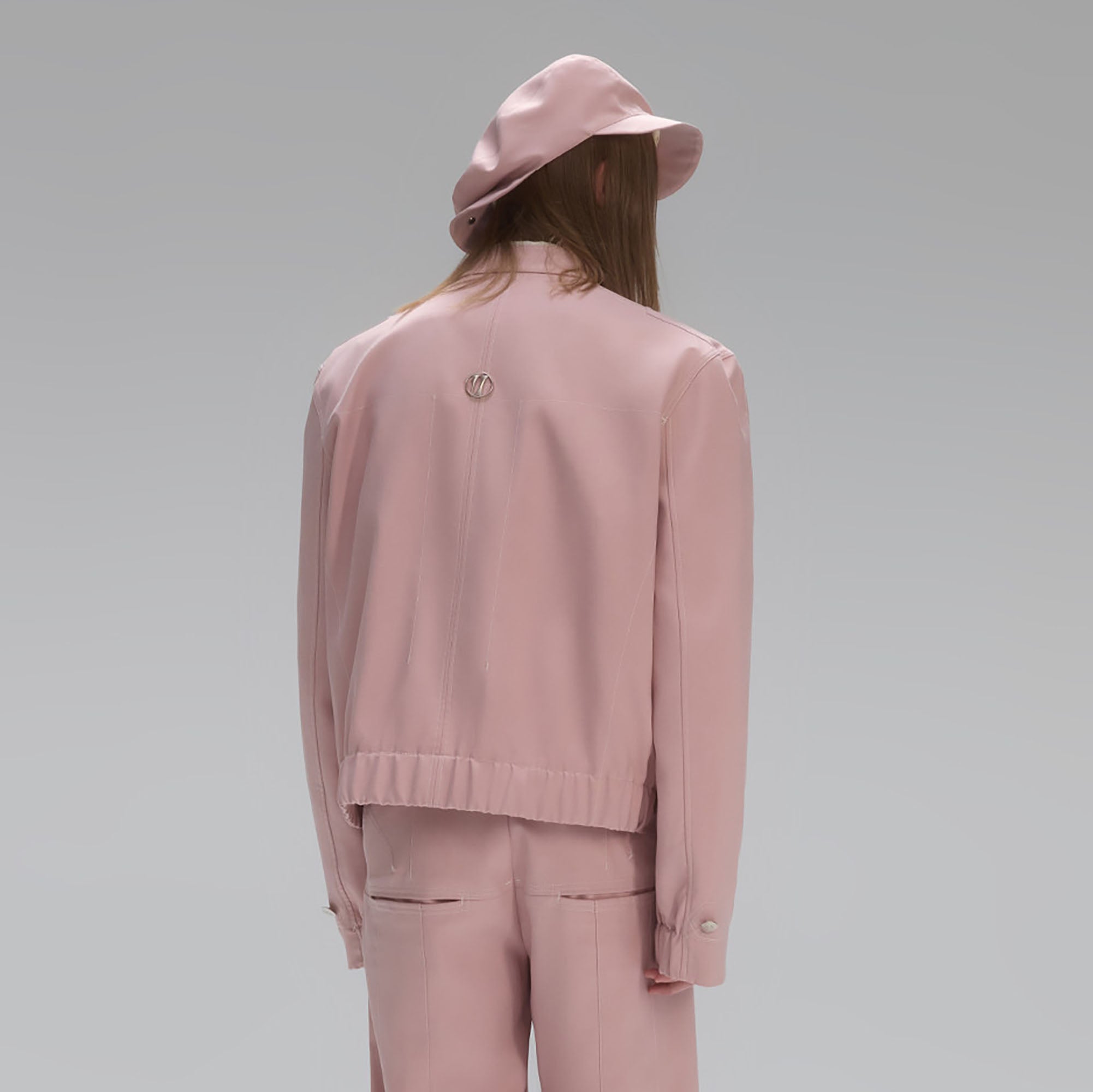 TIWILLTANG Stitched Badge-Embroidered Jacket