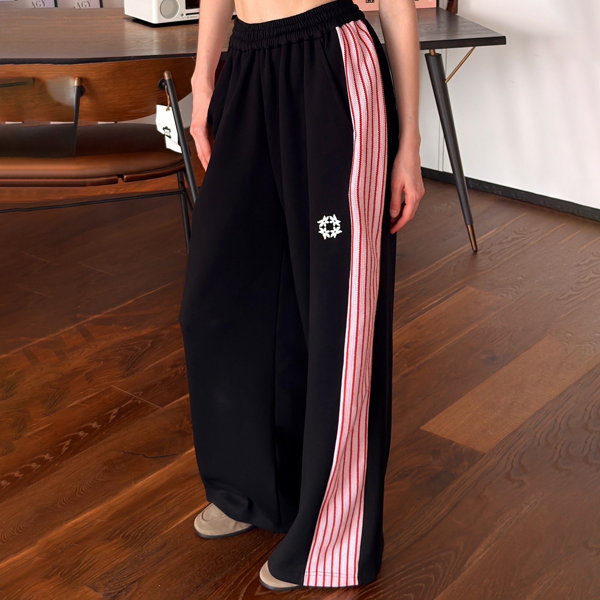 MIICHOUS Contrast Stripes Panel Pants, premium urban and streetwear designers apparel on PROJECTISR.com, MIICHOUS