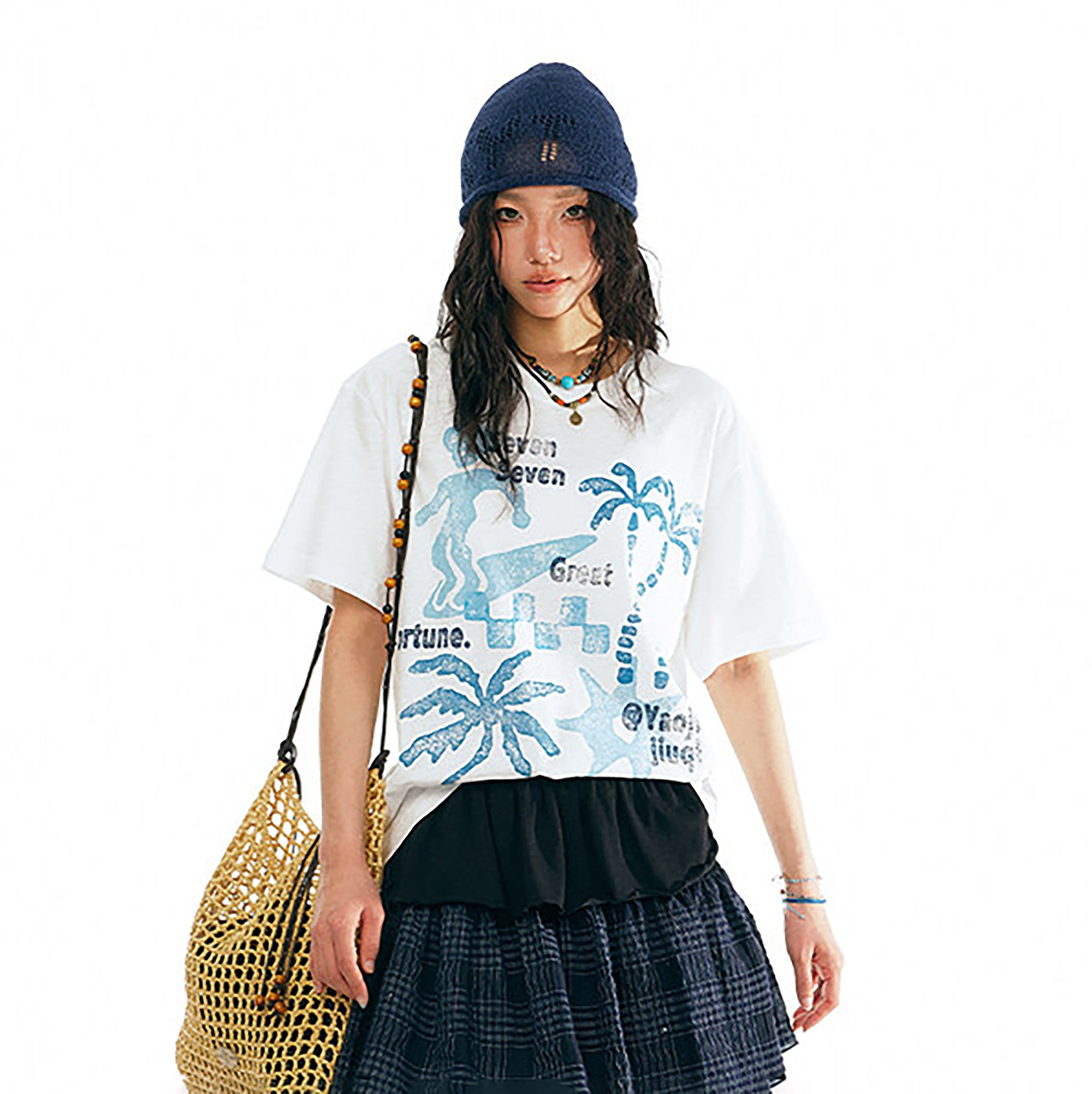 1997 POSTOFFICE Tropical Graphic T-Shirt, premium urban and streetwear designers apparel on PROJECTISR.com, 1997 POSTOFFICE