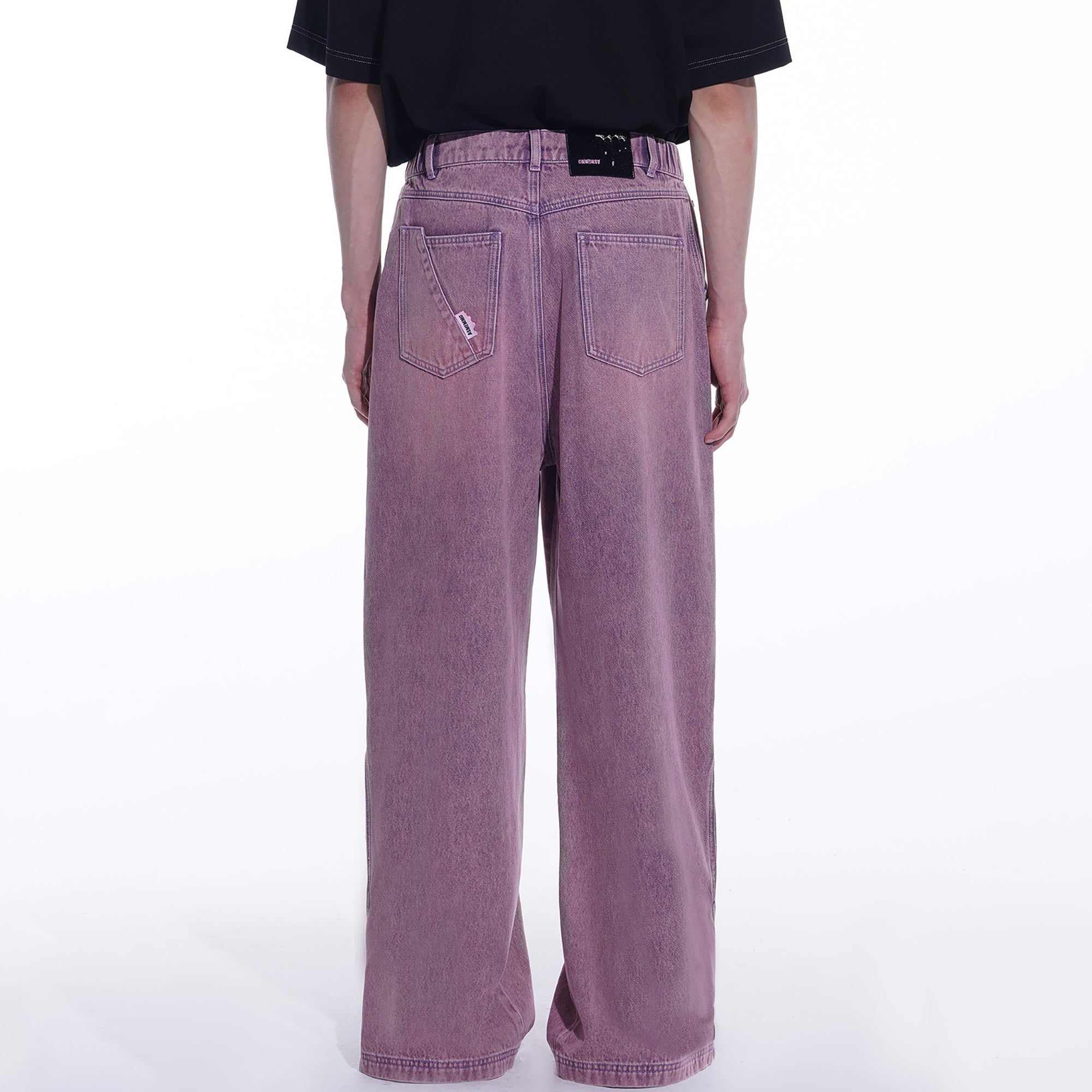 TIWILLTANG Side-Cut Oversized Jeans