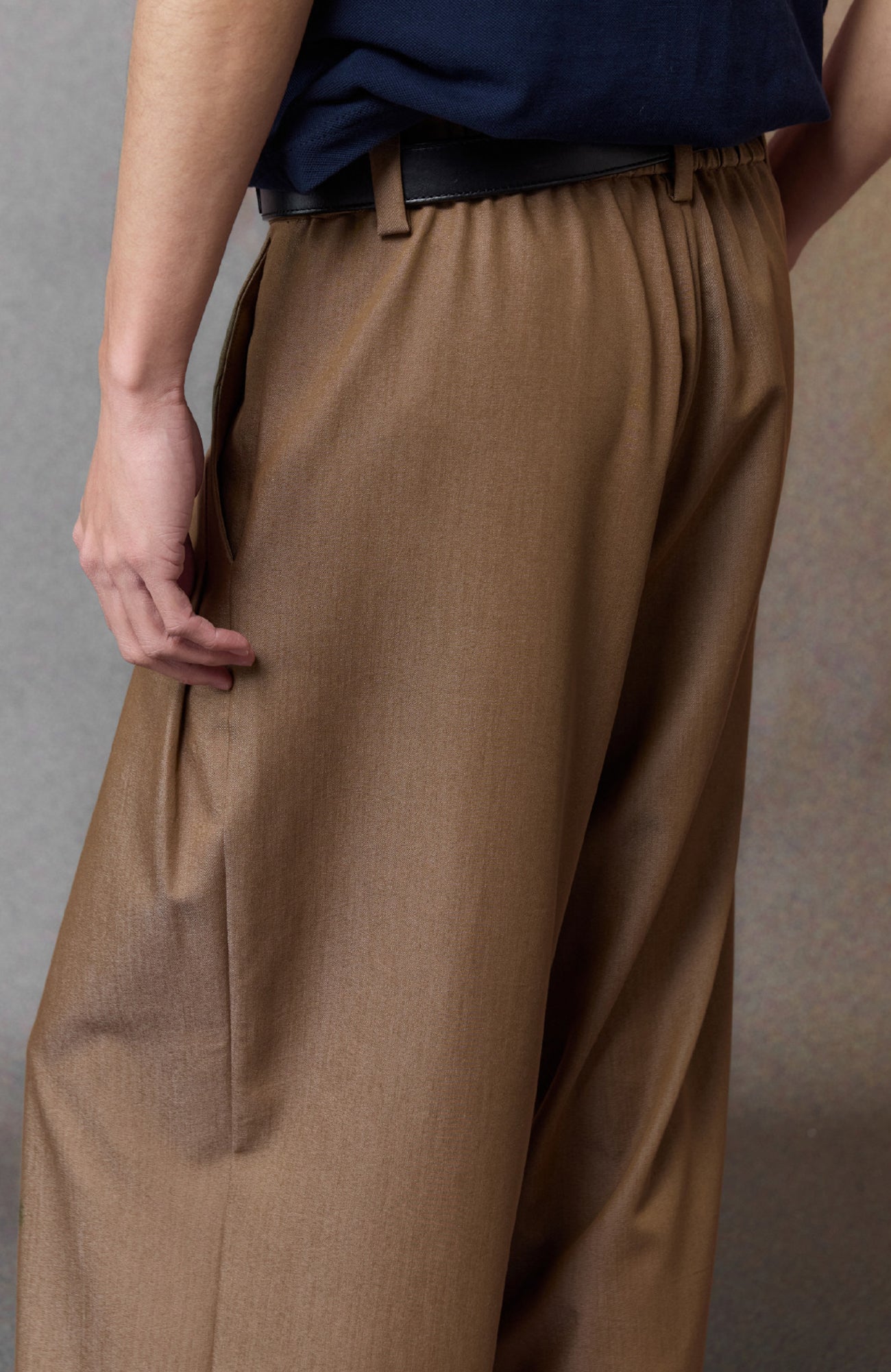 ALVNG AR ANTS Multi-Pleat Straight-Leg Trousers, premium urban and streetwear designers apparel on PROJECTISR.com, ALVNG AR ANTS
