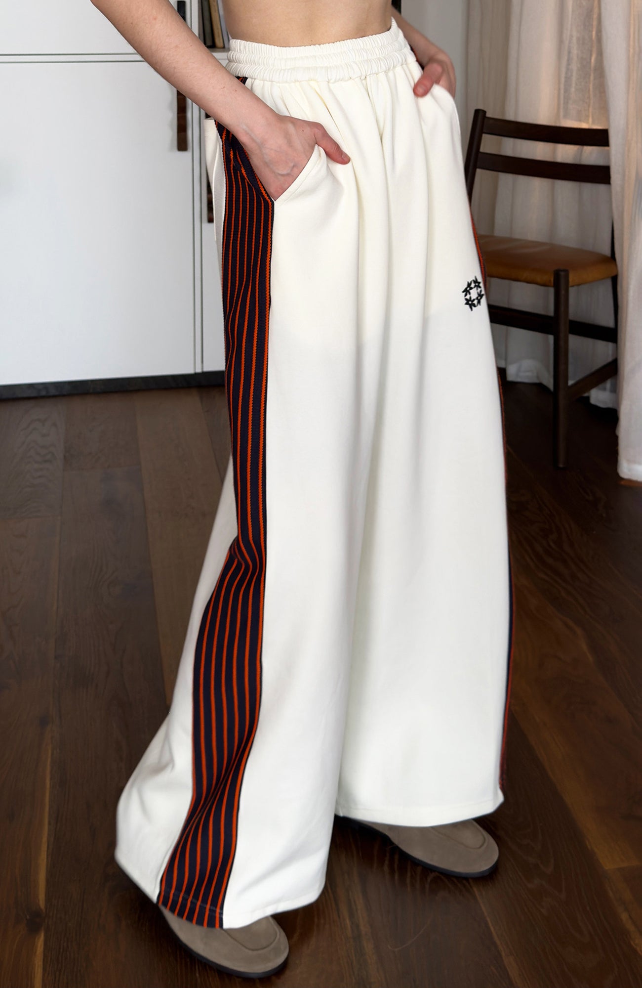 MIICHOUS Contrast Stripes Panel Pants, premium urban and streetwear designers apparel on PROJECTISR.com, MIICHOUS