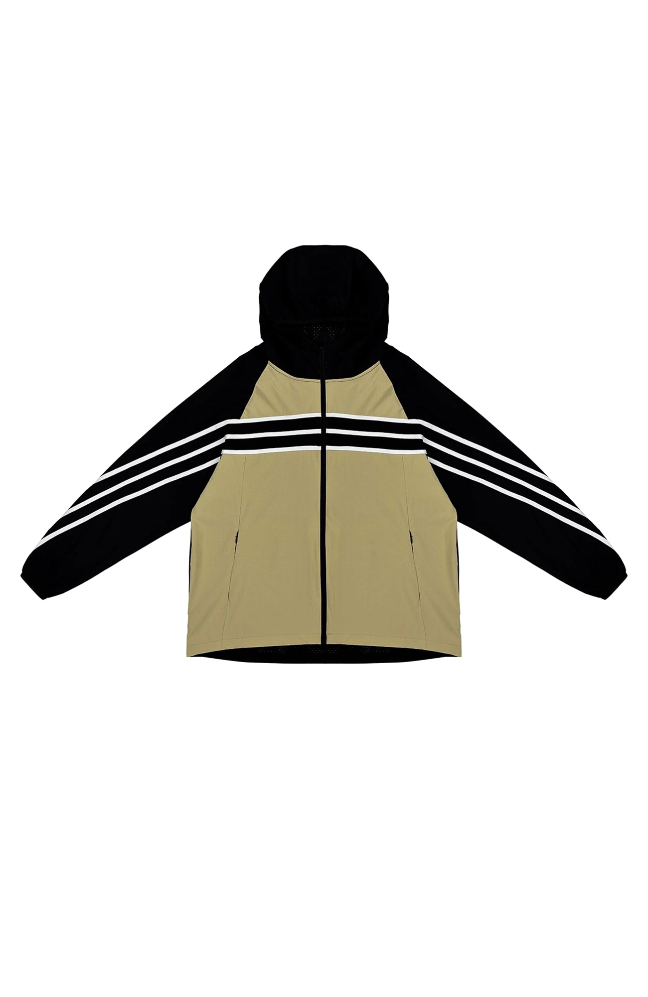 MIICHOUS Contrast Stripes Hooded Sun Protection Jacket Set, premium urban and streetwear designers apparel on PROJECTISR.com, MIICHOUS