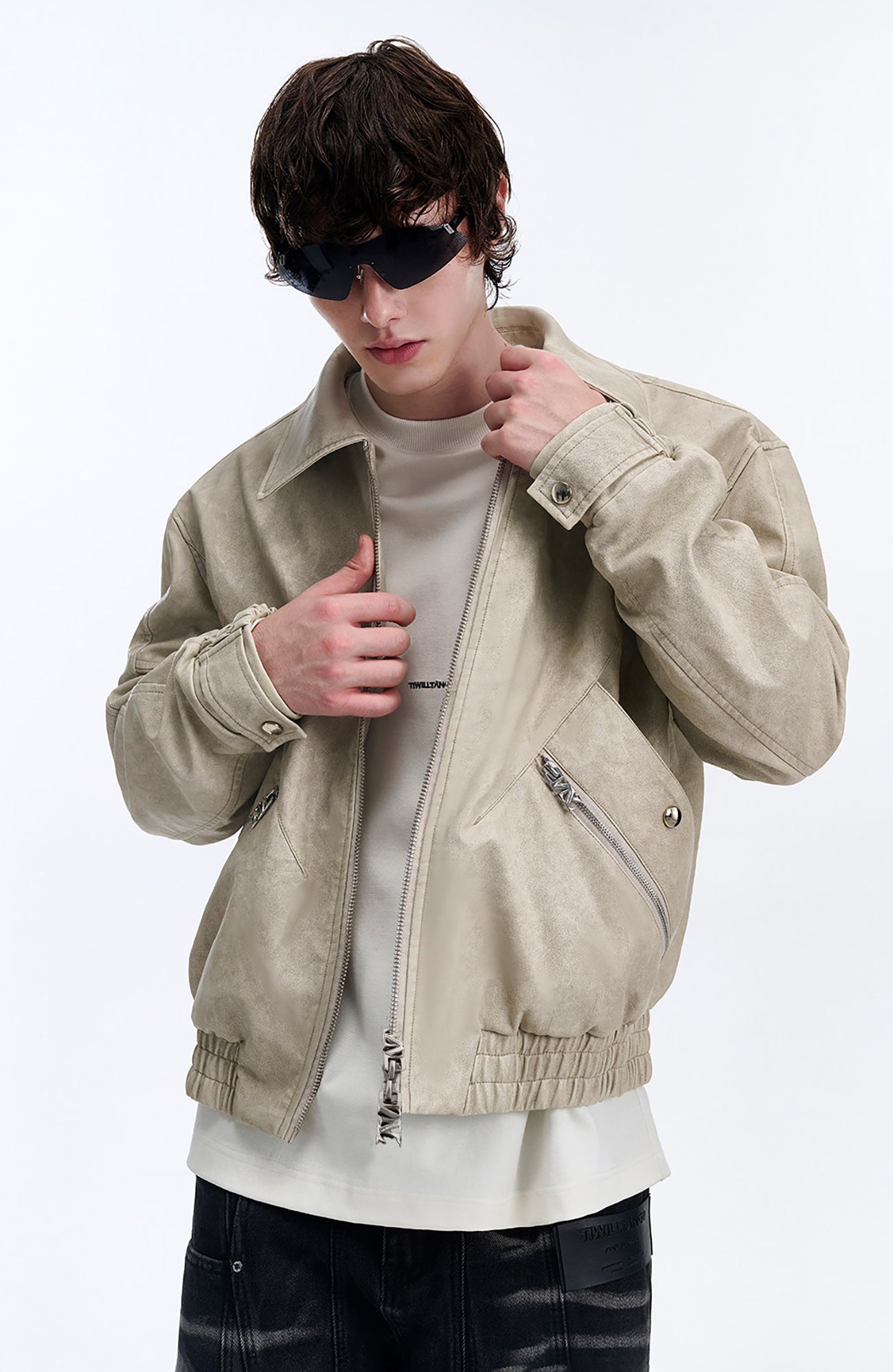 TIWILLTANG Essential Paneled Dual-Zip Jacket