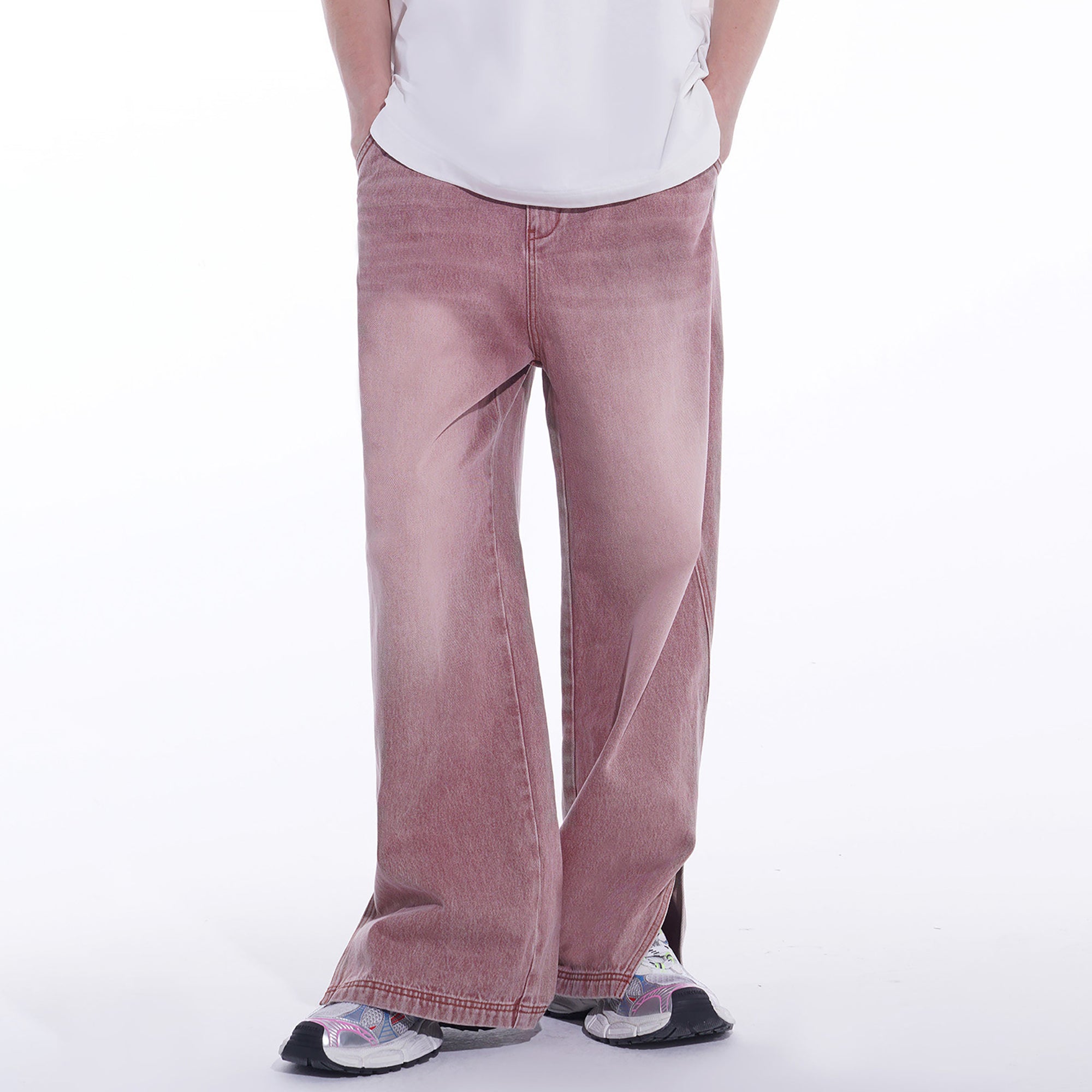 TIWILLTANG Side-Cut Oversized Jeans