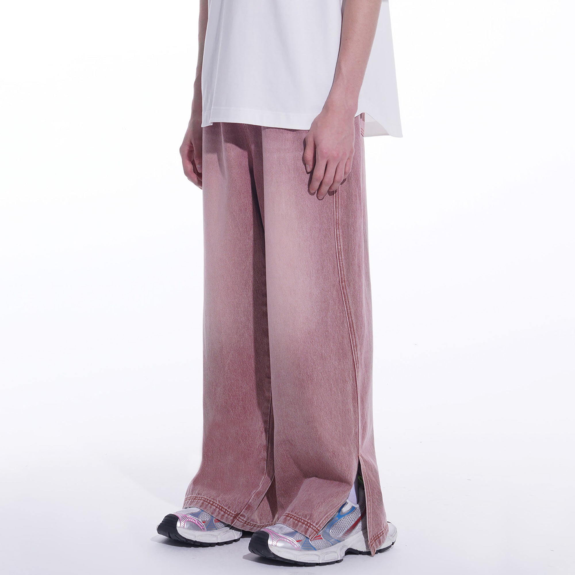 TIWILLTANG Side-Cut Oversized Jeans