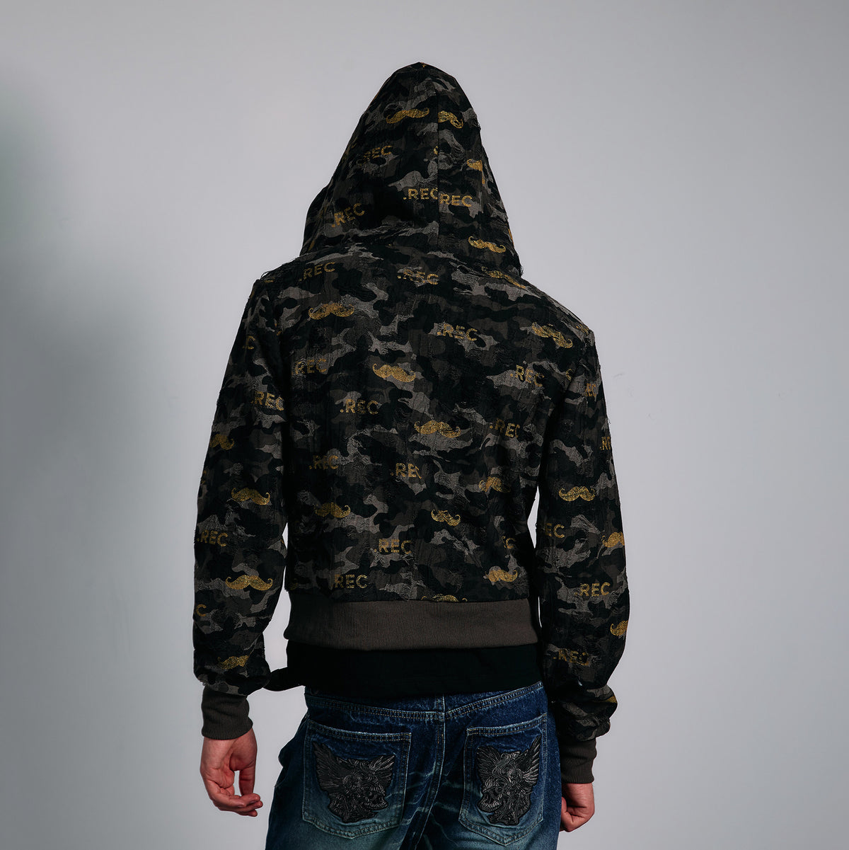 PAIKI Full-Print Zip-Up Hoodie