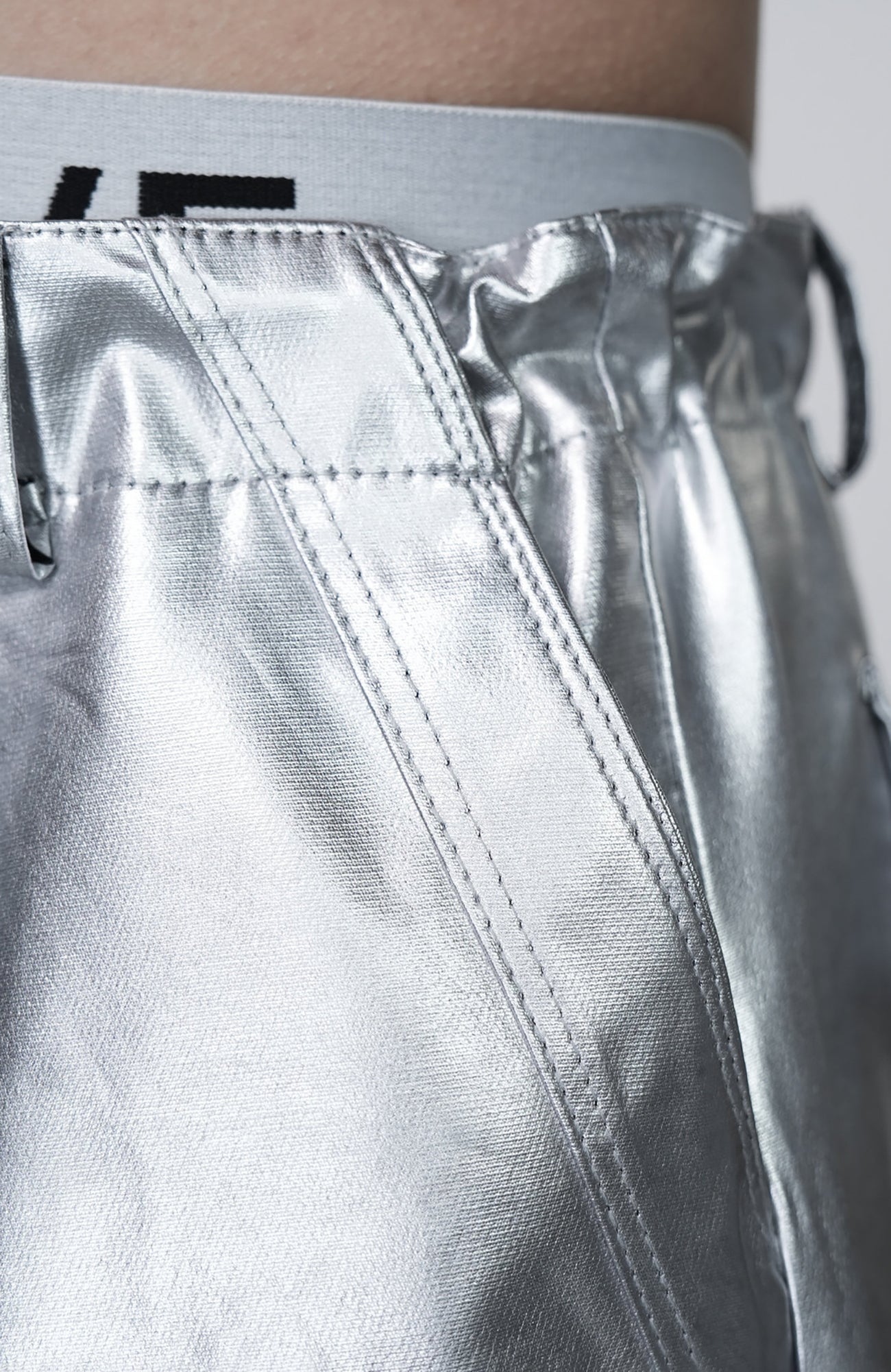 VE2 Metallic Coated Cargo Pants