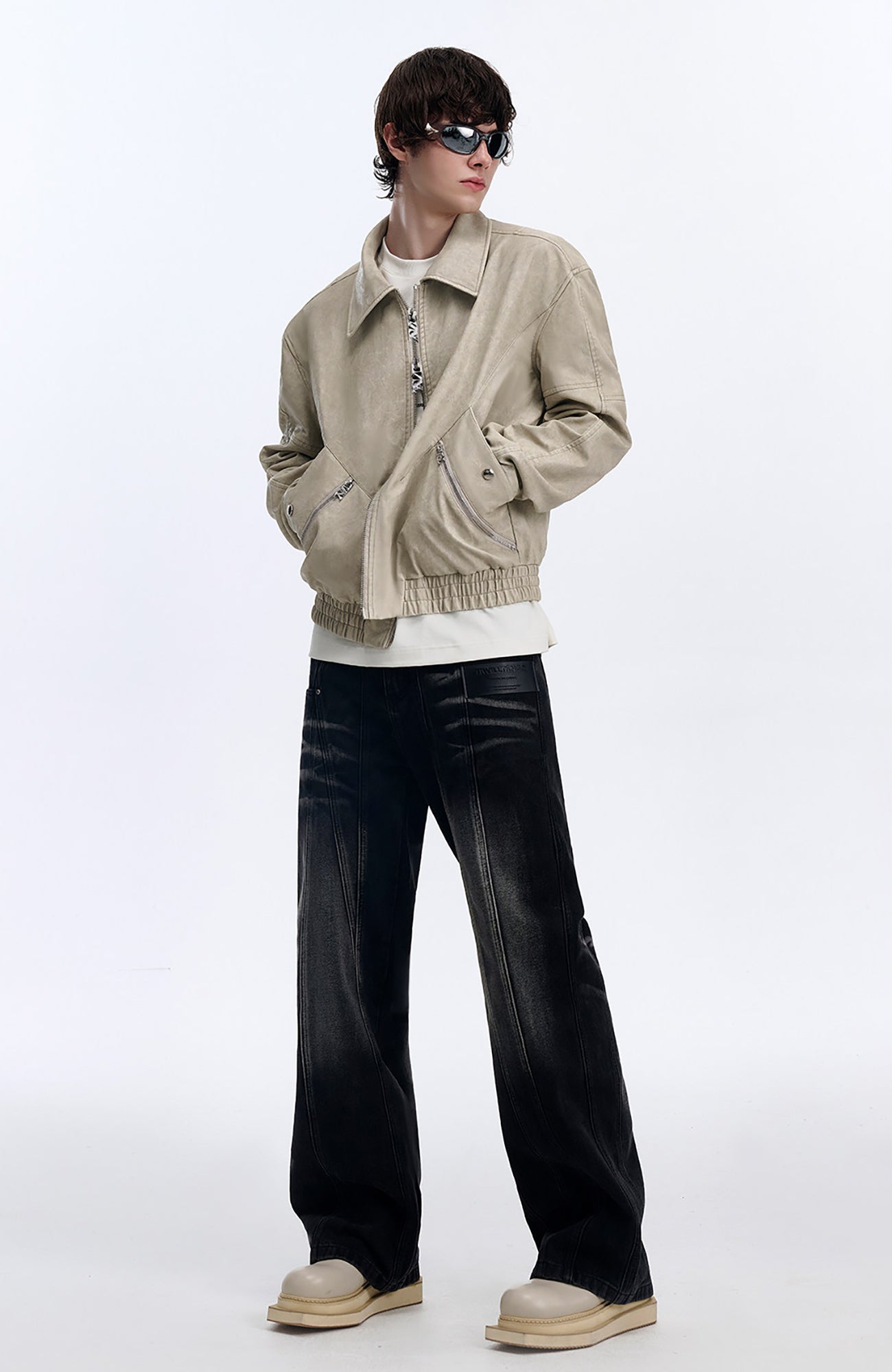 TIWILLTANG Essential Paneled Dual-Zip Jacket