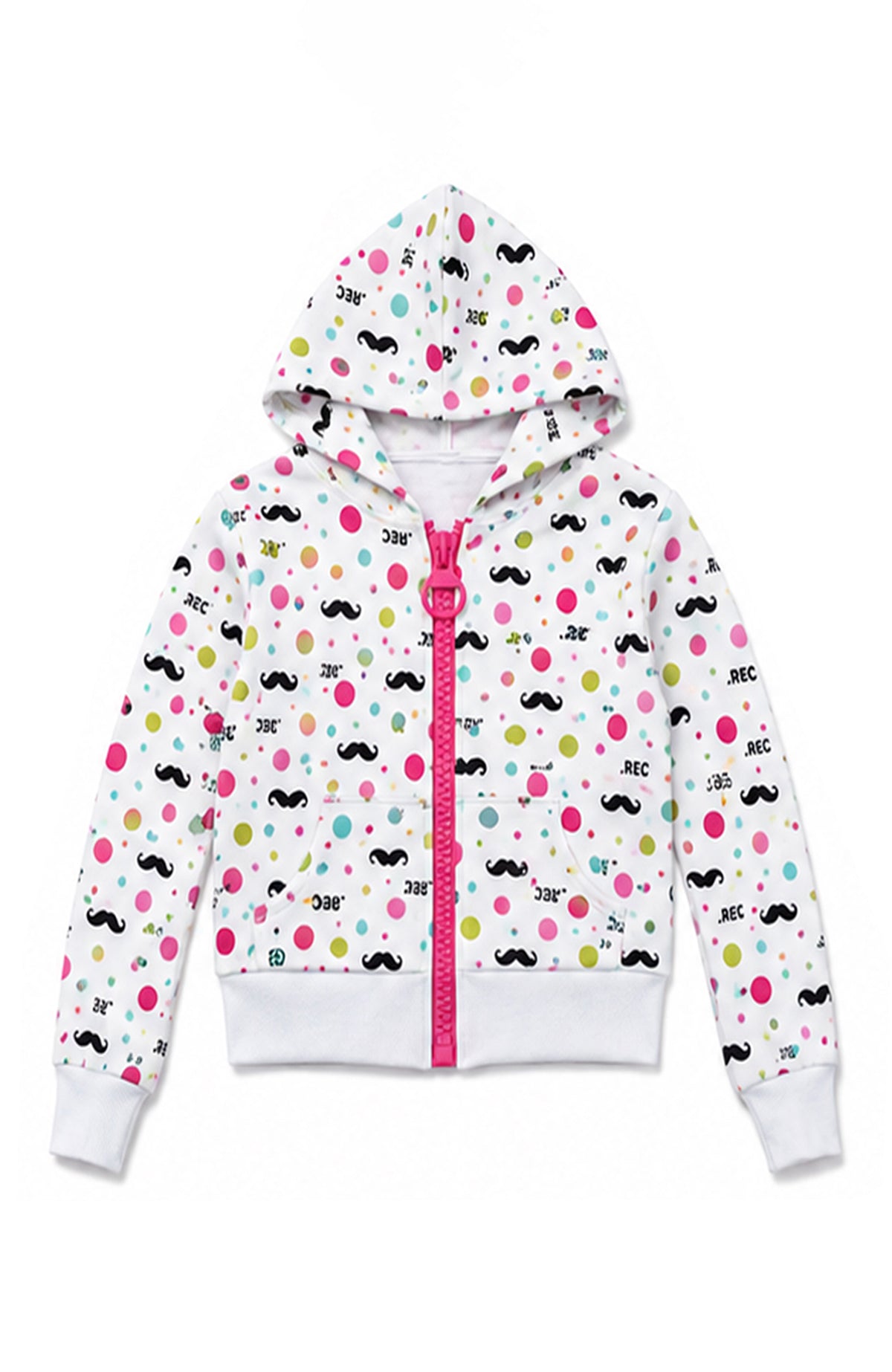 PAIKI Full-Print Zip-Up Hoodie