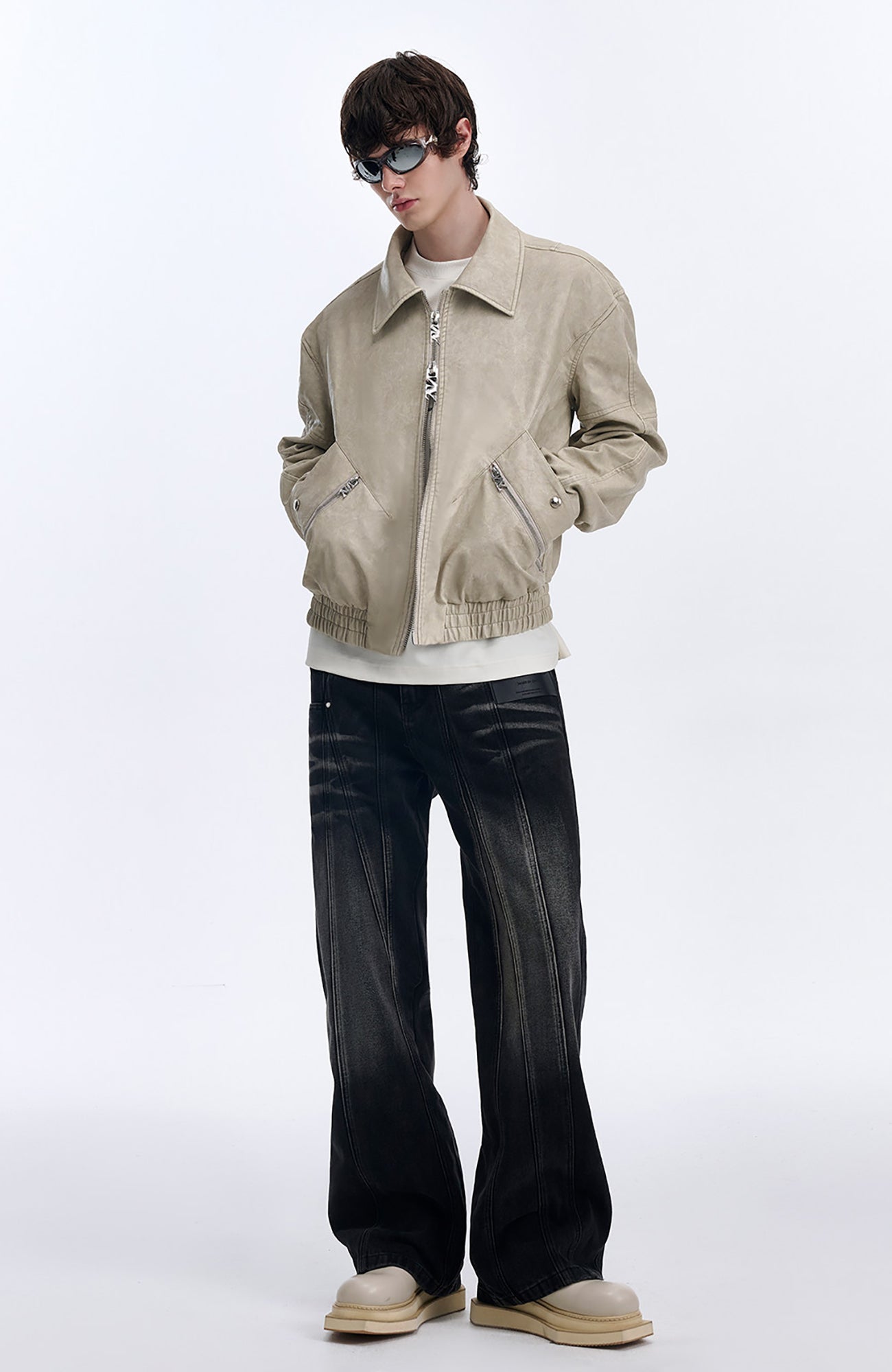 TIWILLTANG Essential Paneled Dual-Zip Jacket