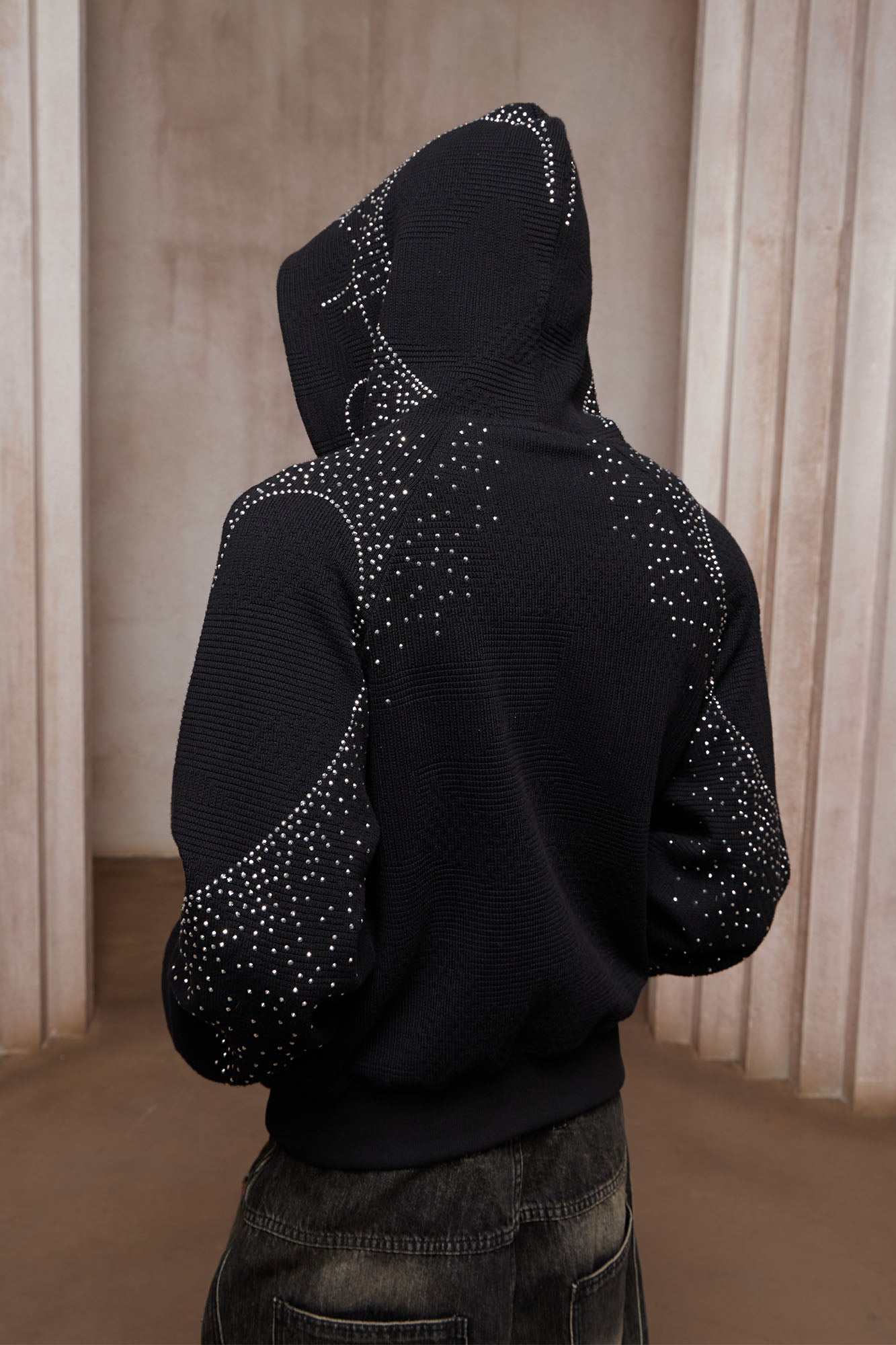 DND4DES Diamond Airbrush Zip-Up Hoodie