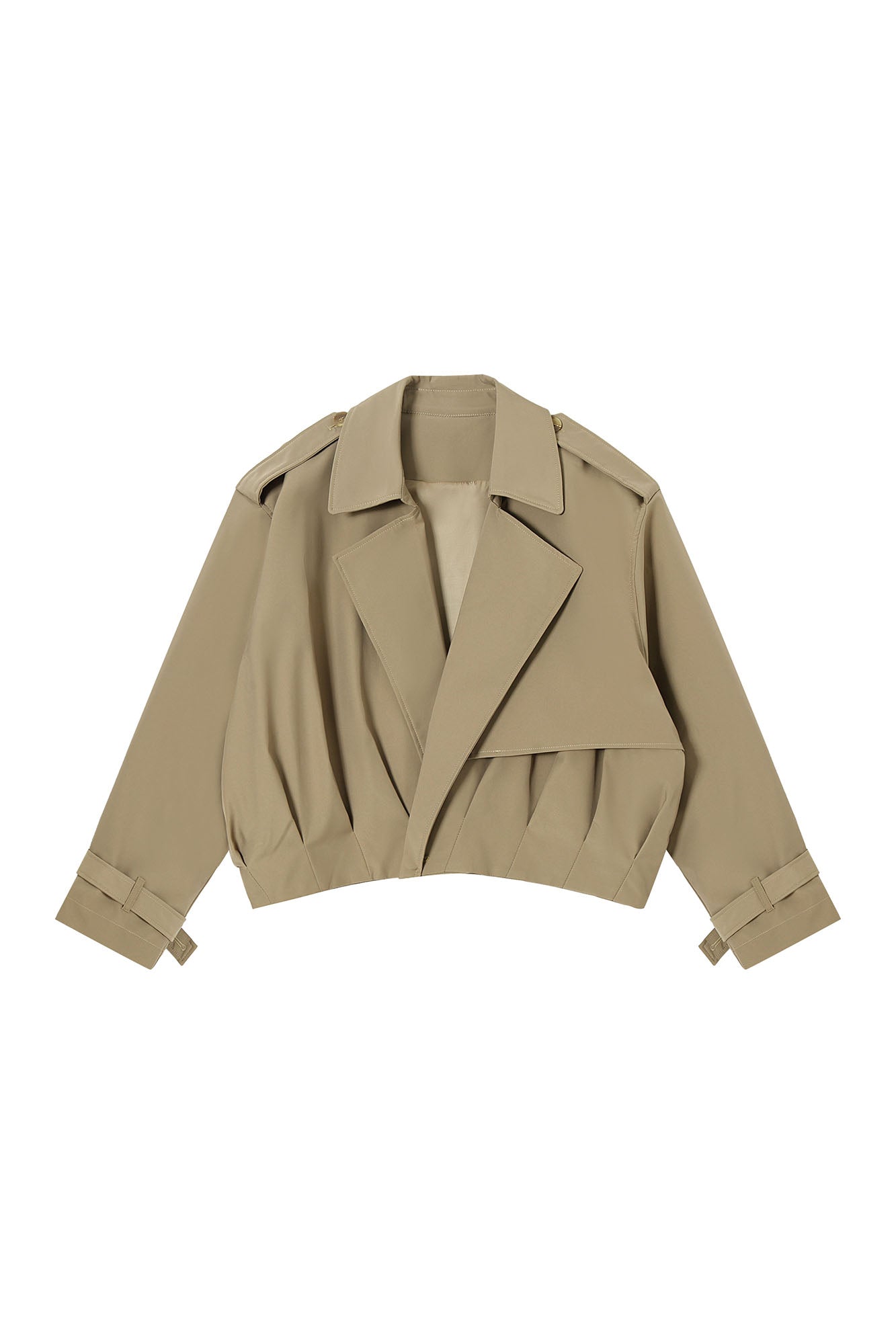 CLP Architectural Cropped Trench Jacket