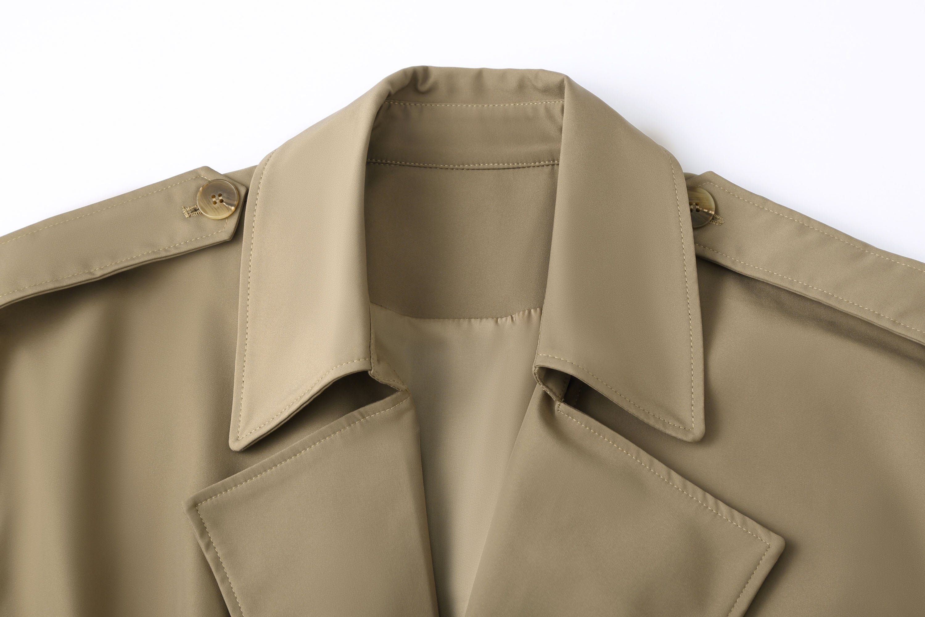 CLP Architectural Cropped Trench Jacket