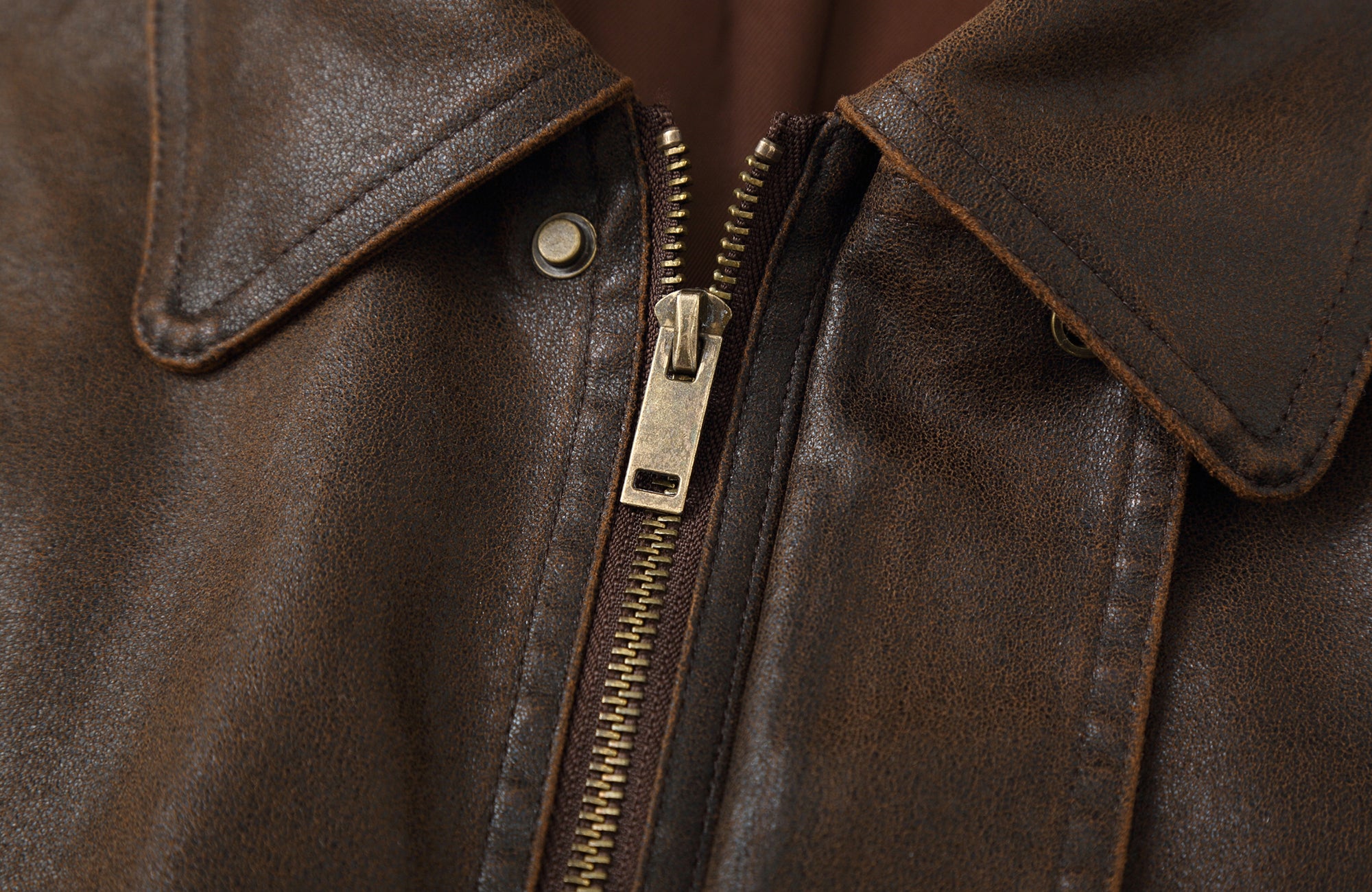 CLP Distressed Faux Leather Aviator Jacket, premium urban and streetwear designers apparel on PROJECTISR.com, CLP