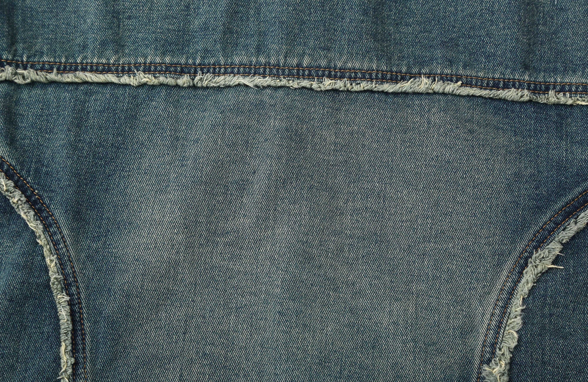 CLP Frayed Paneled Washed Denim Jacket, premium urban and streetwear designers apparel on PROJECTISR.com, CLP